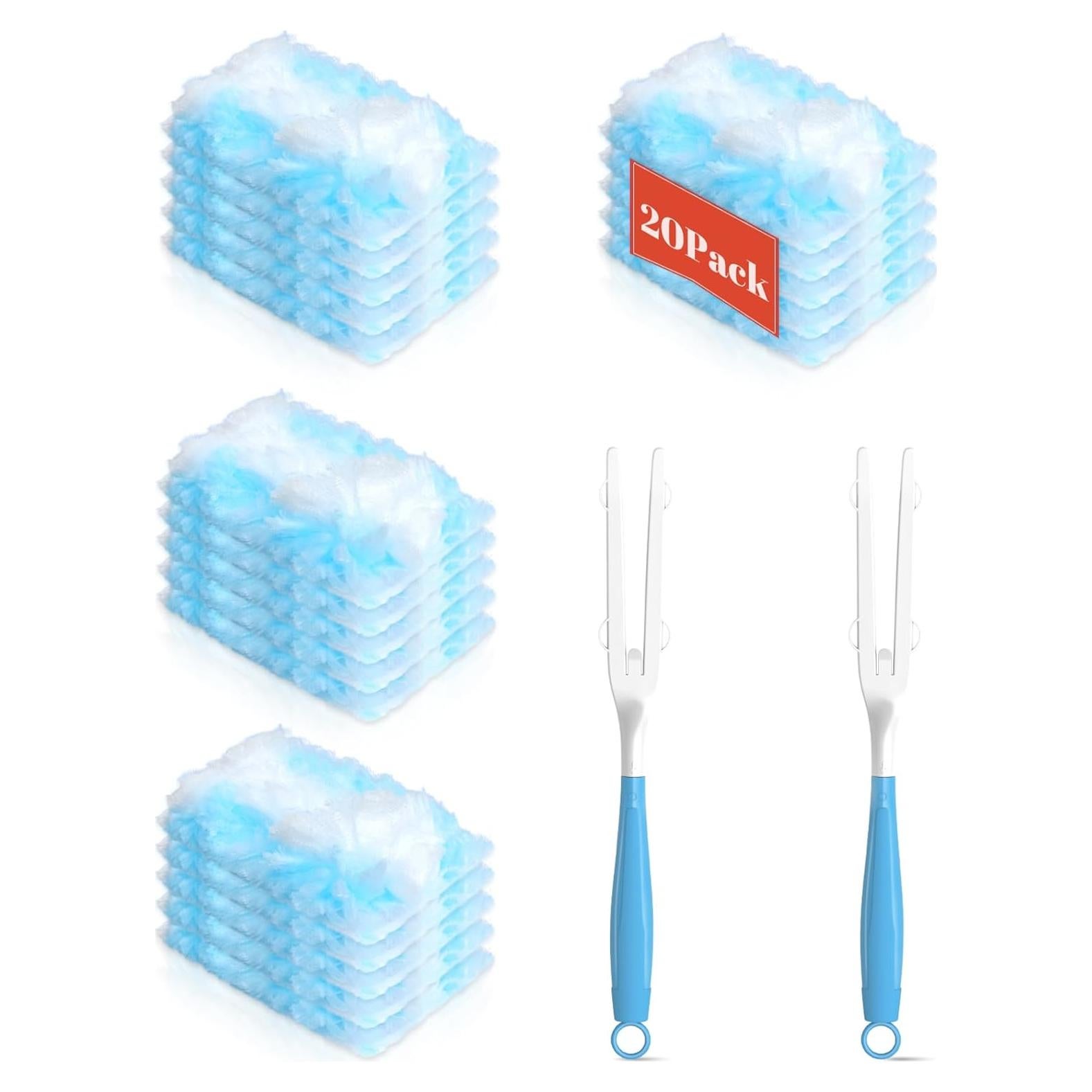Recargas Duster LYASIL 20 Unidades + 2 Mangos para Limpieza