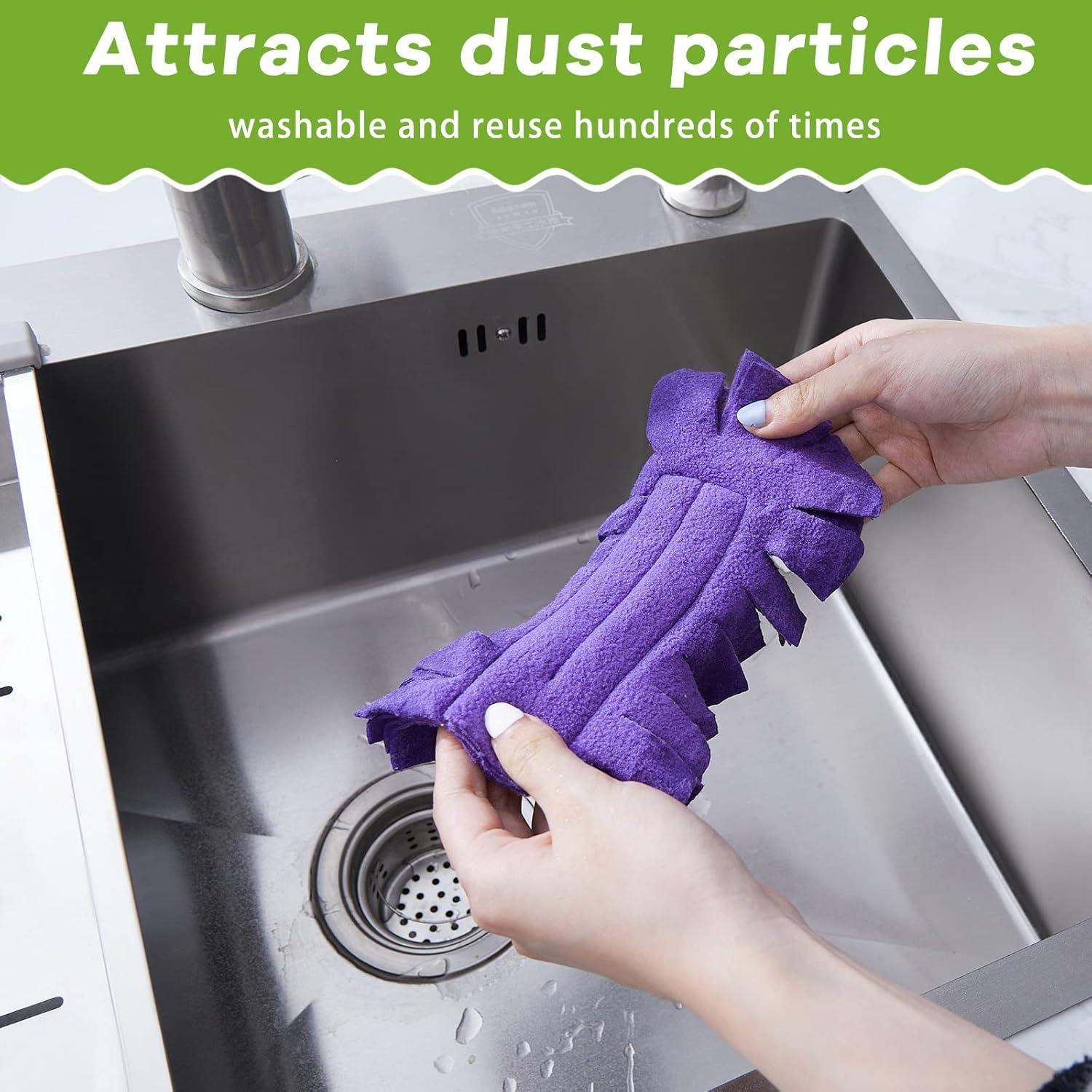 Recargas de Plumero Reutilizables Zubebe 20 Pcs Multi Superficie