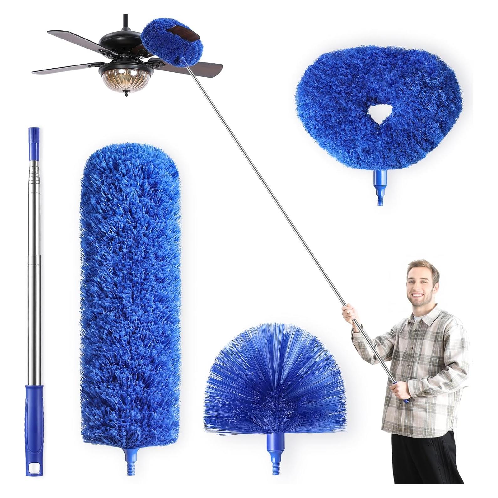 Plumero de Microfibra POIKSHARK con Mango Extensible 38-208 cm