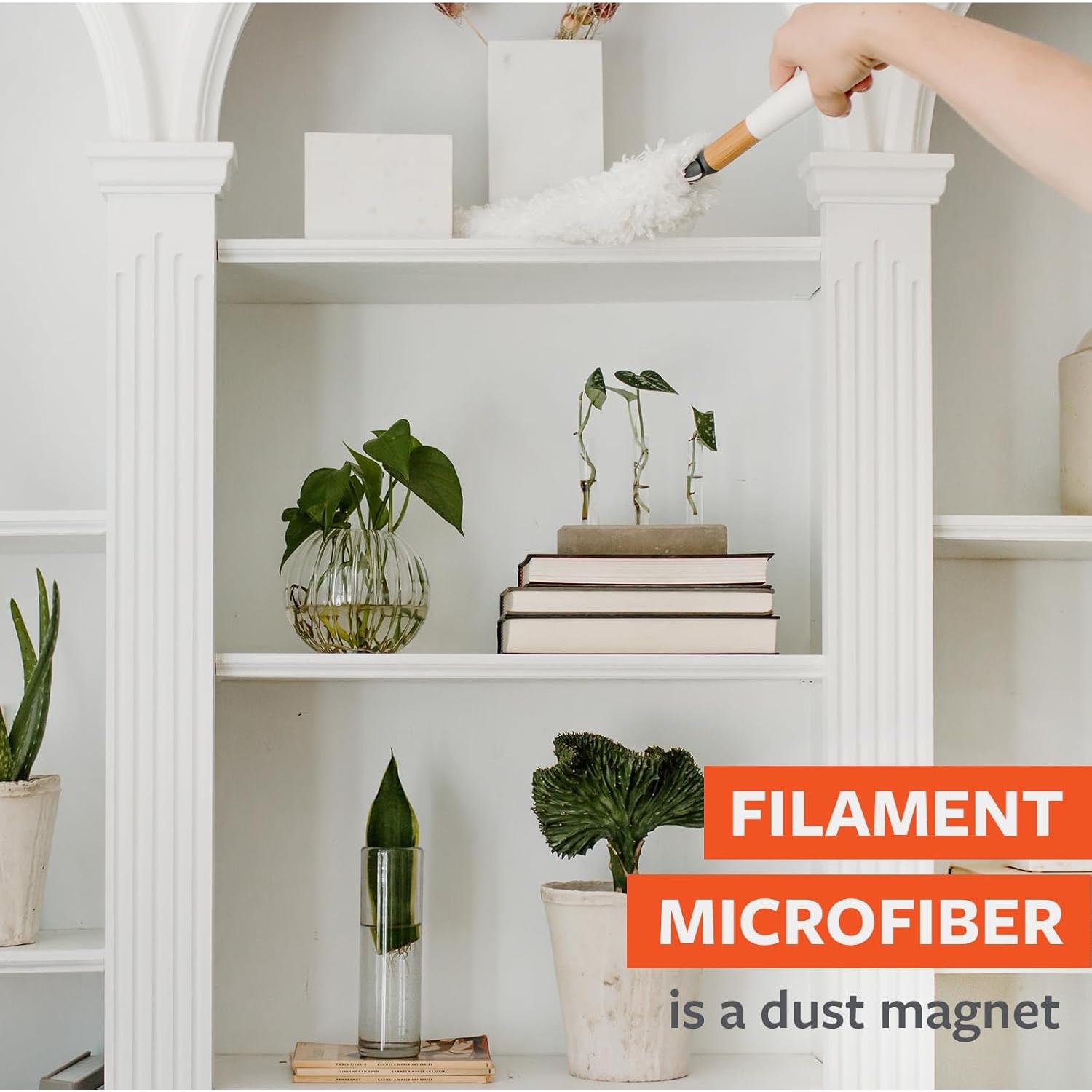 Plumero de Microfibra Lavable Full Circle FC14603W Blanco