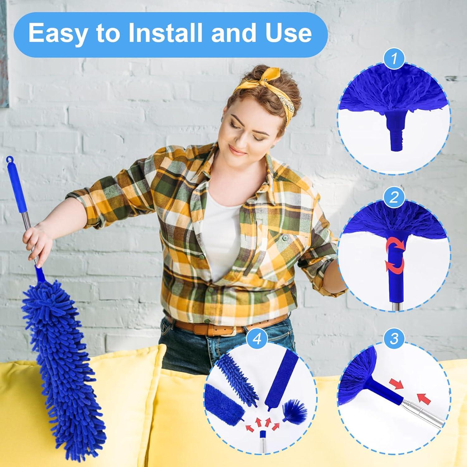 Kit de Limpieza Duraone 5 en 1 con Polo Extensible 254 cm