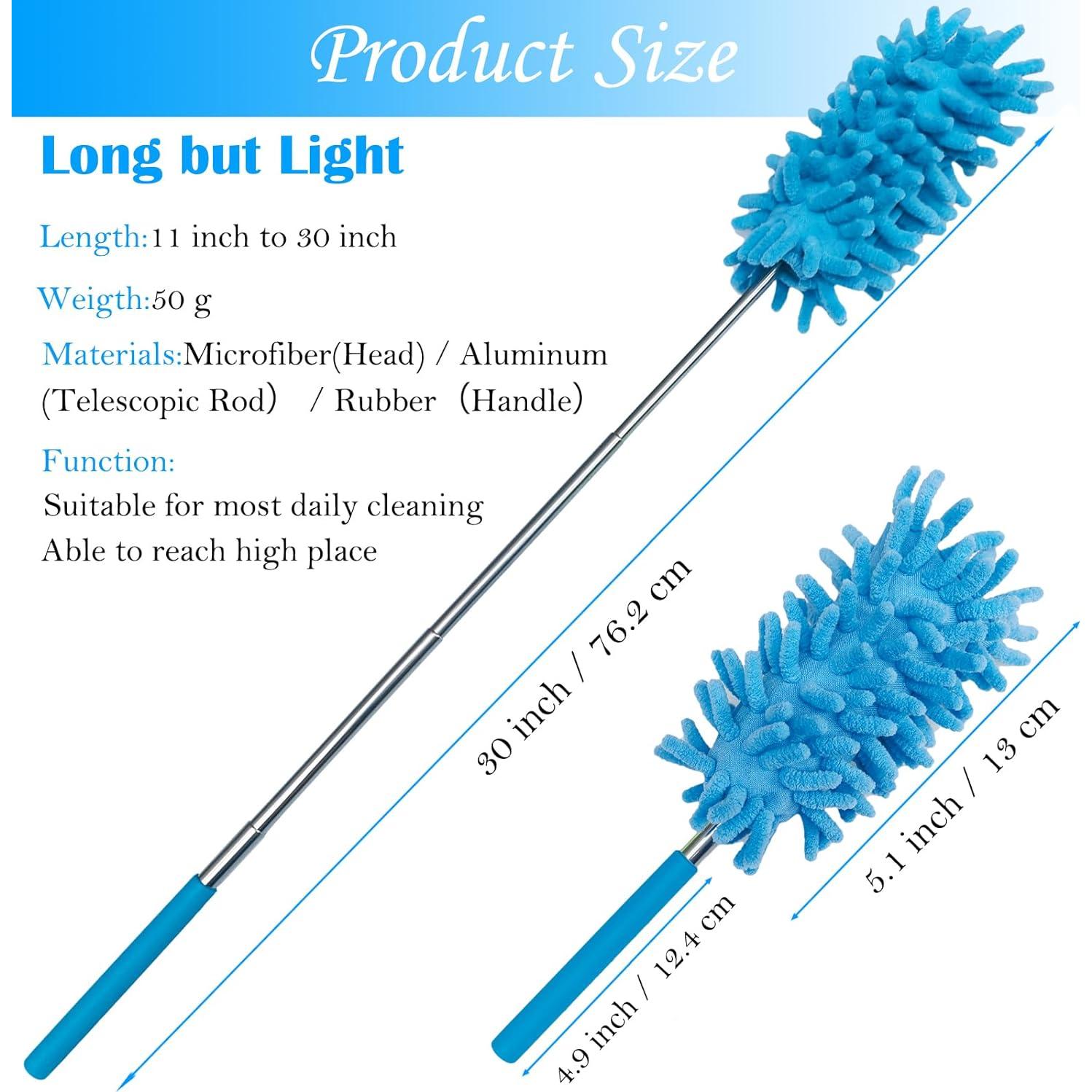 Set de 3 Plumeros Extensibles M-jump Lavables 28-76 cm