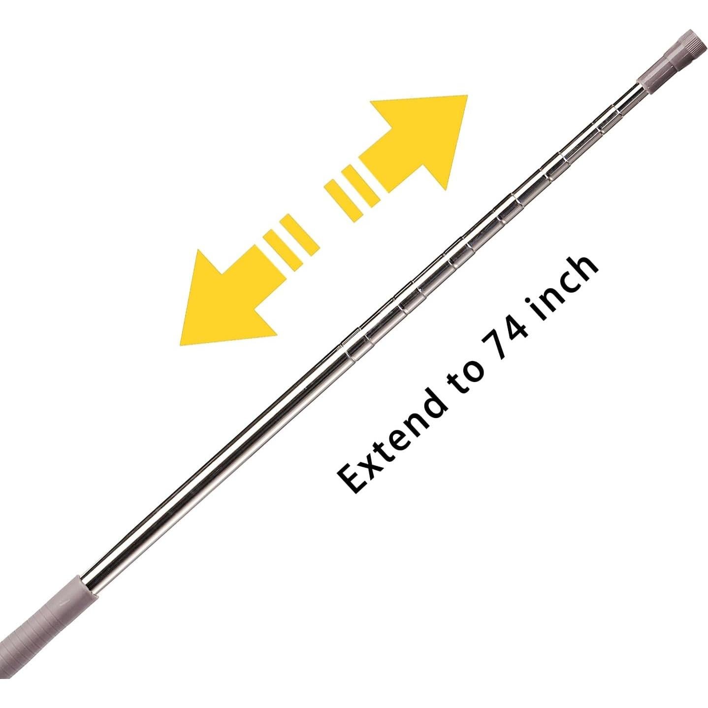 Kit de Plumeros de Microfibra SOUJOY 12 Piezas con Mango Extensible 76-188 cm