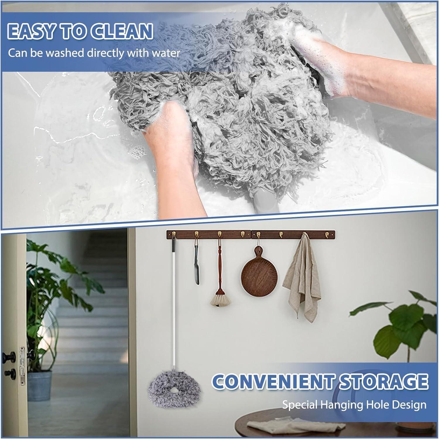 Plumero Limpiador de Ventilador de Techo LUFMWCWD 33-140 cm Microfibra