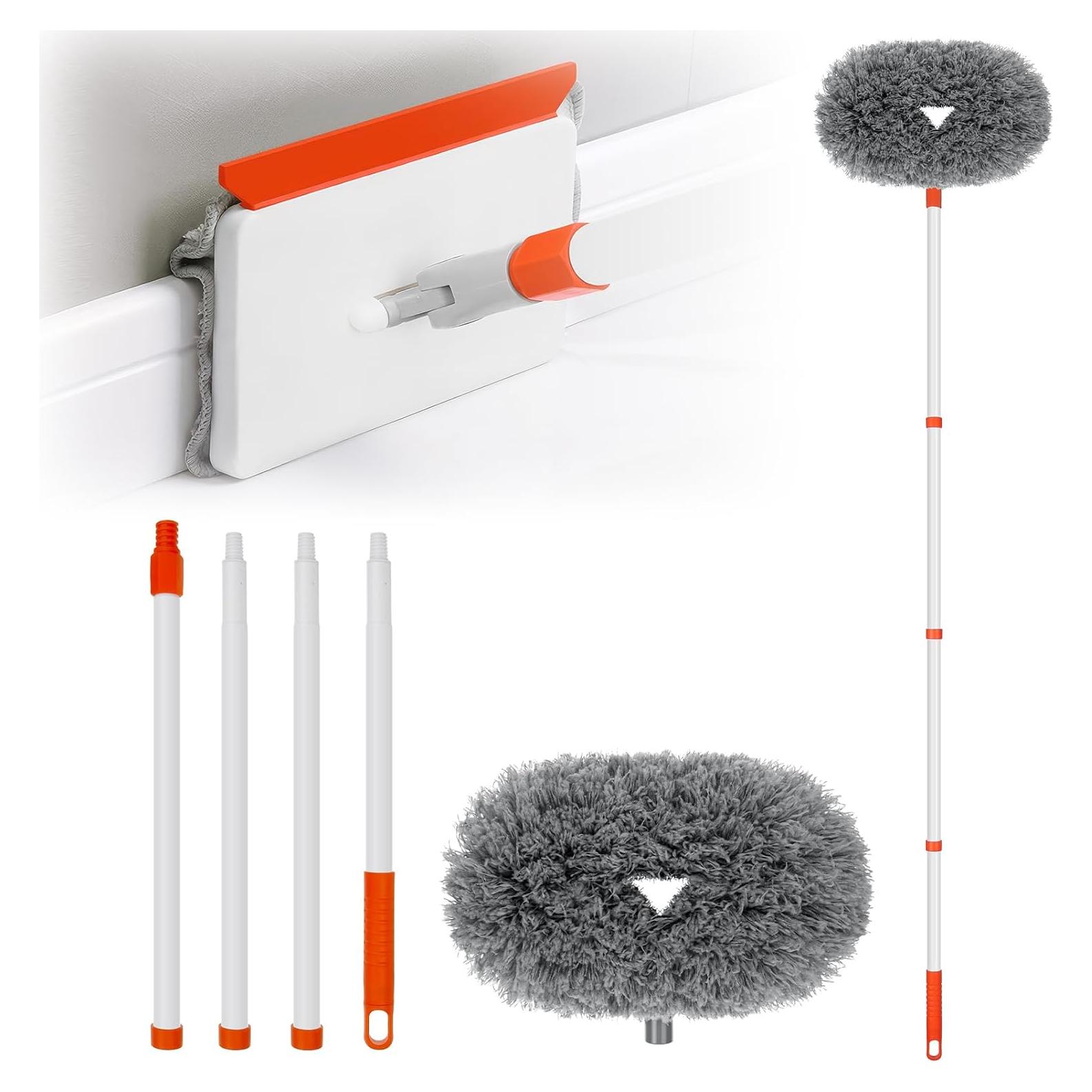 Herramienta de Limpieza de Zócalos Qaestfy 143cm Extensible