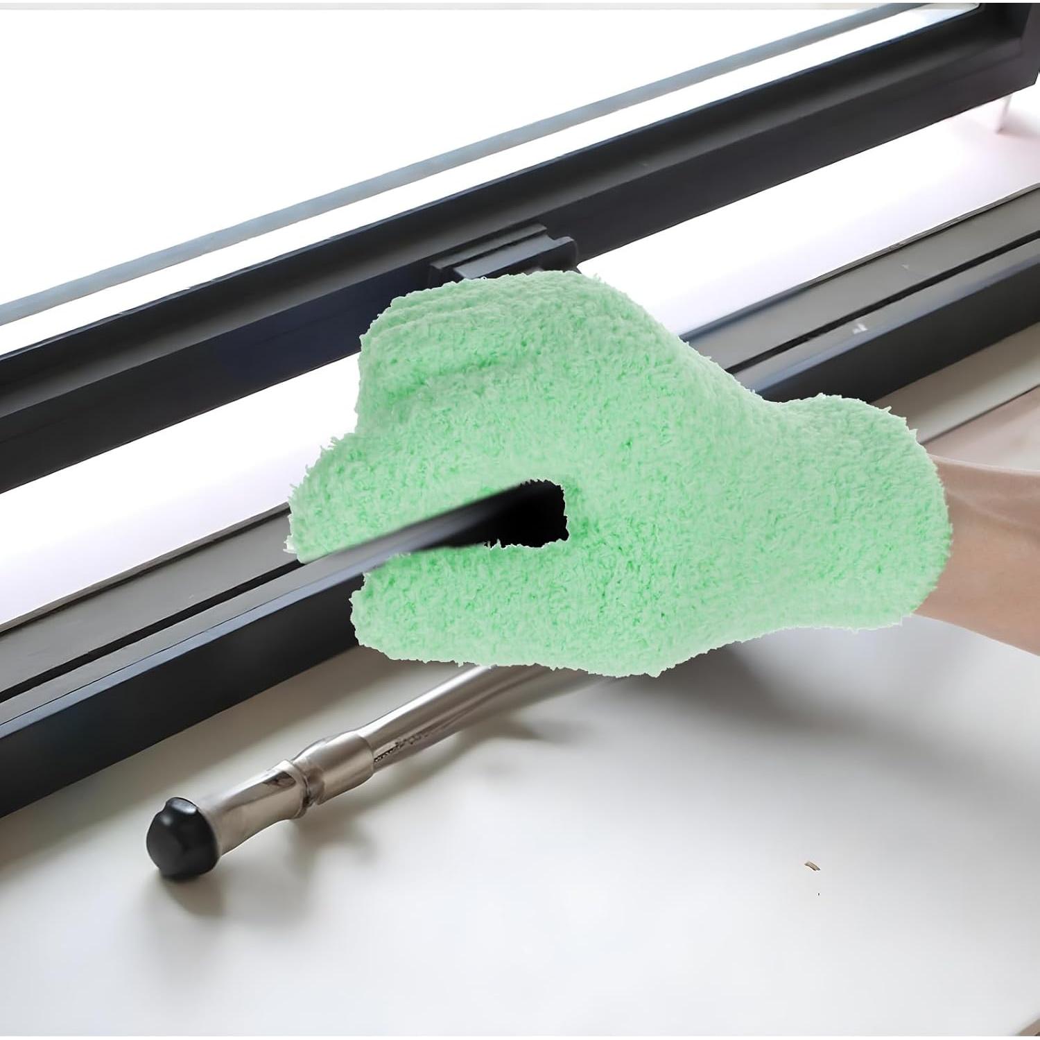 Guantes de Microfibra para Limpiar Plantas y Cocina Verde