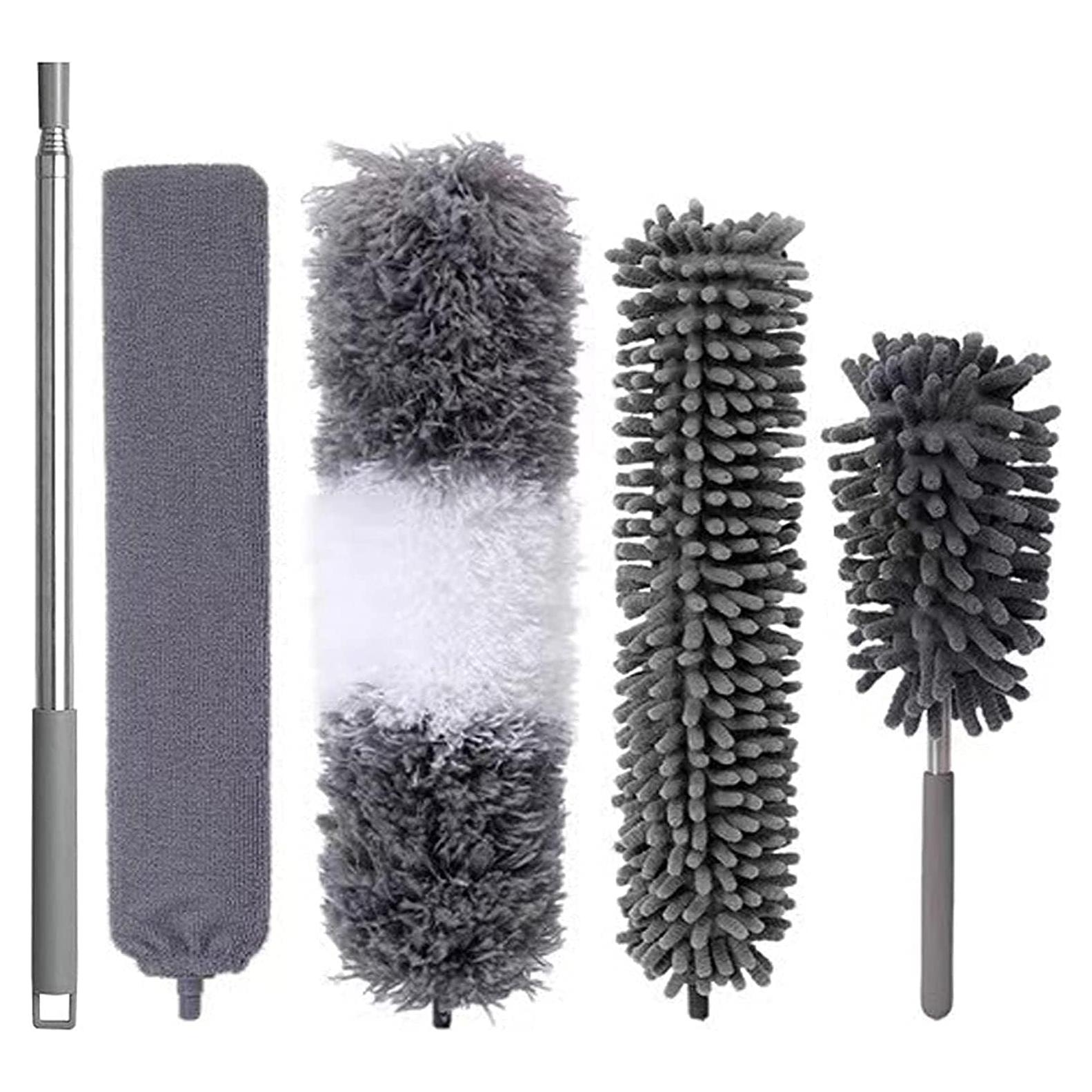 Plumeros de Microfibra VOOVAO 5 PCS con Palo Extensible 254 cm