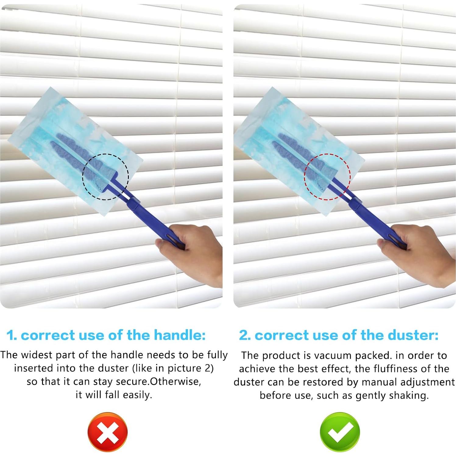 Recargas de Duster MUZHUPGUZ con Mango Ergonómico - 20 Pcs