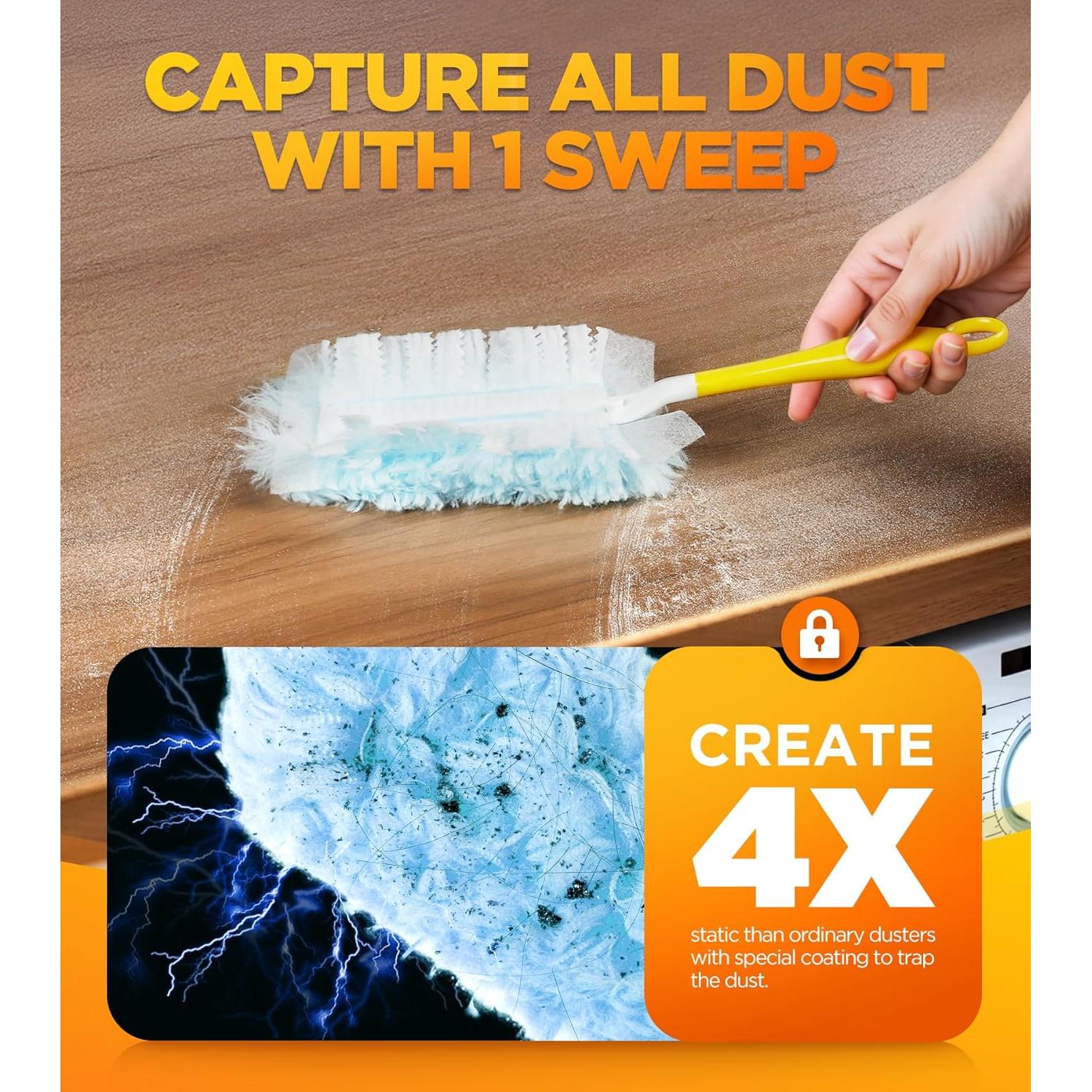 Recarga 30 Dusters Microfibra REKOPI + 1 Mango Ergonómico