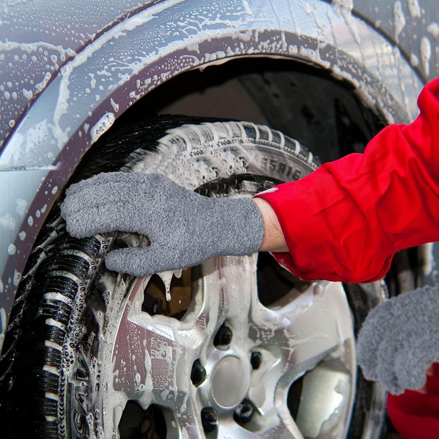 Guantes de Microfibra Bencailor 6 Pares para Limpieza Grande