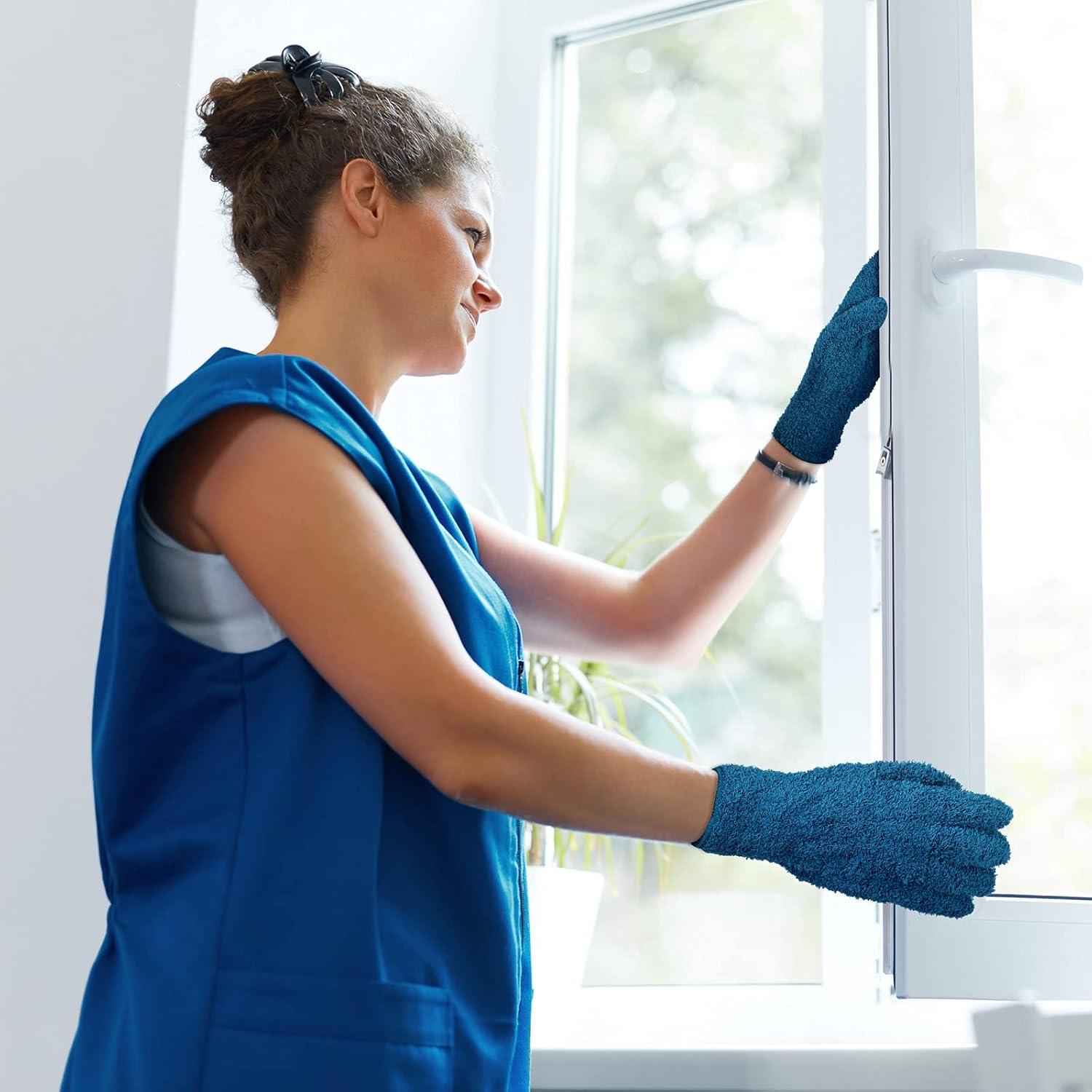 Guantes de Microfibra Patelai para Limpiar Plantas - 3 Pares