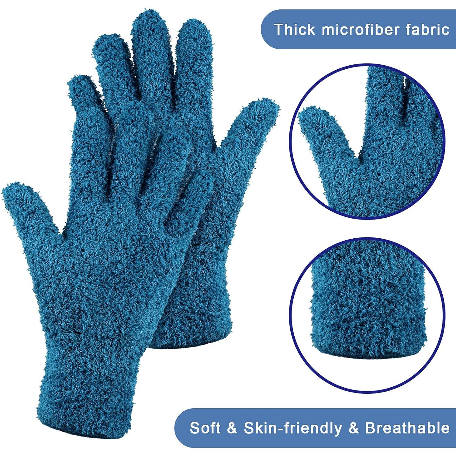 Guantes de Microfibra Patelai para Limpiar Plantas - 3 Pares