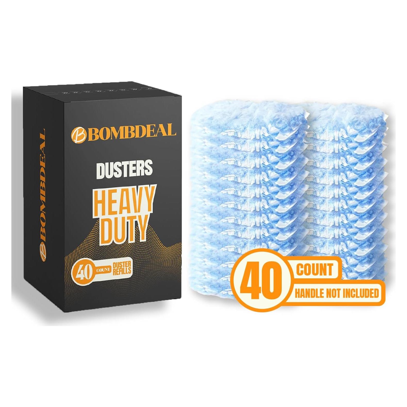 Recargas de Microfibra BOMBDEAL 40 Piezas para Duster Swiffer