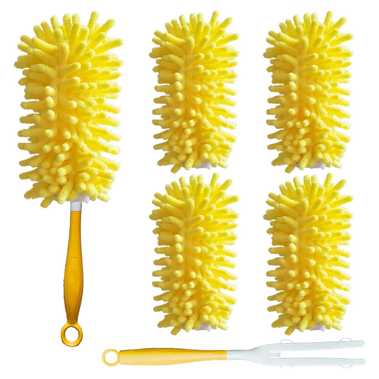 Duster Reutilizable SoliFairy 4 Recambios + Mango Amarillo