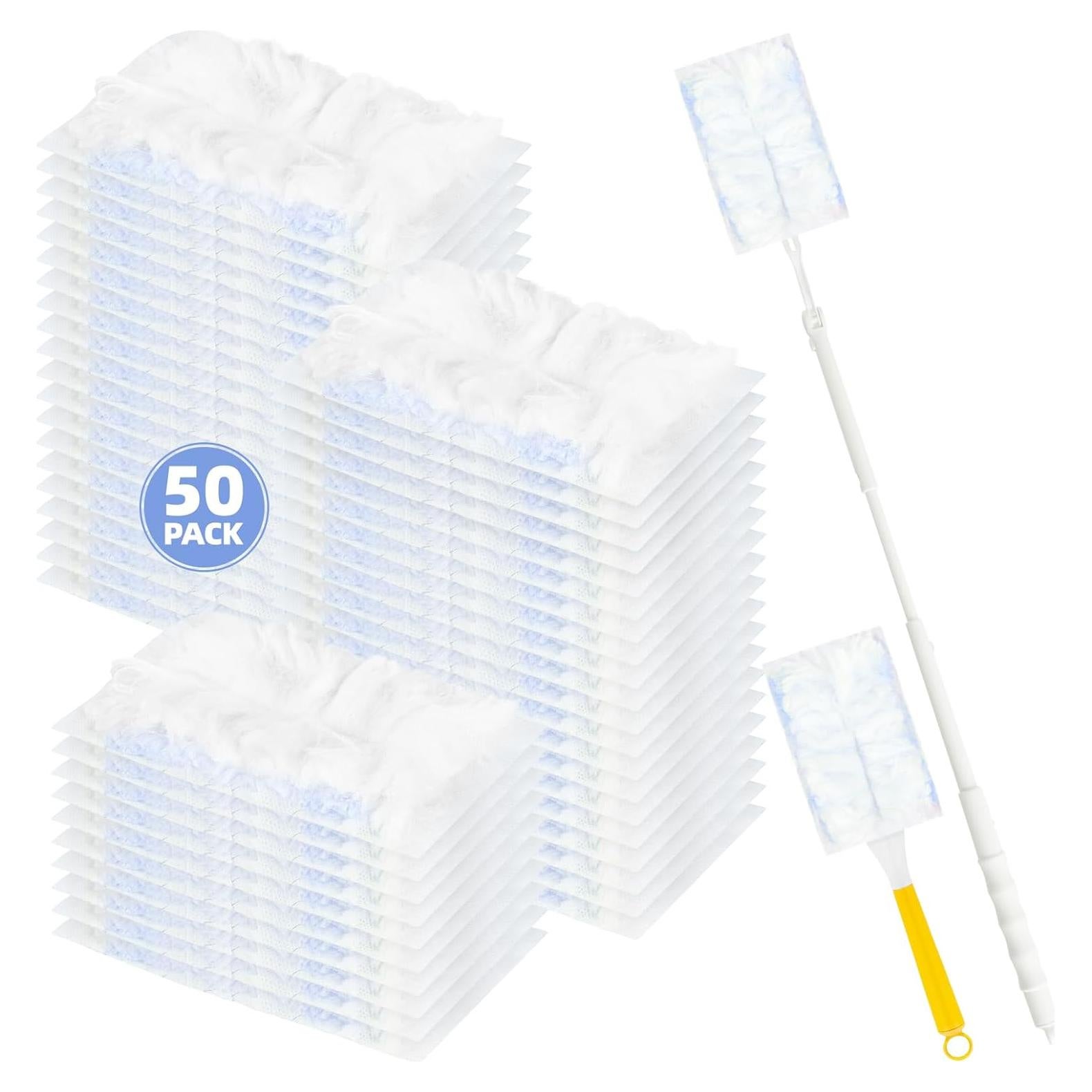 Recargas de Plumero Desechables Nicemiya 50 Piezas + Mangos