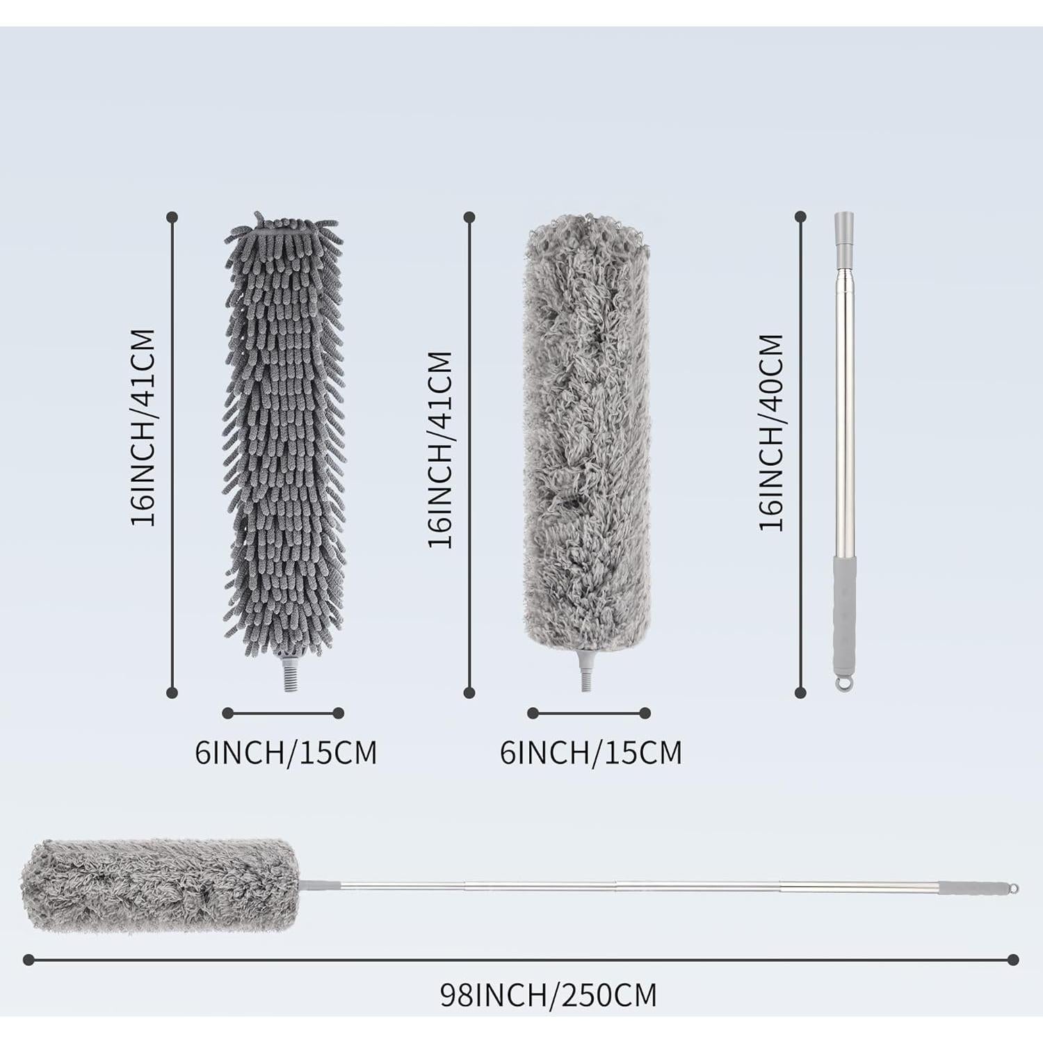 Kit de Plumones Telescópicos Supercenter 3 Piezas 254 cm