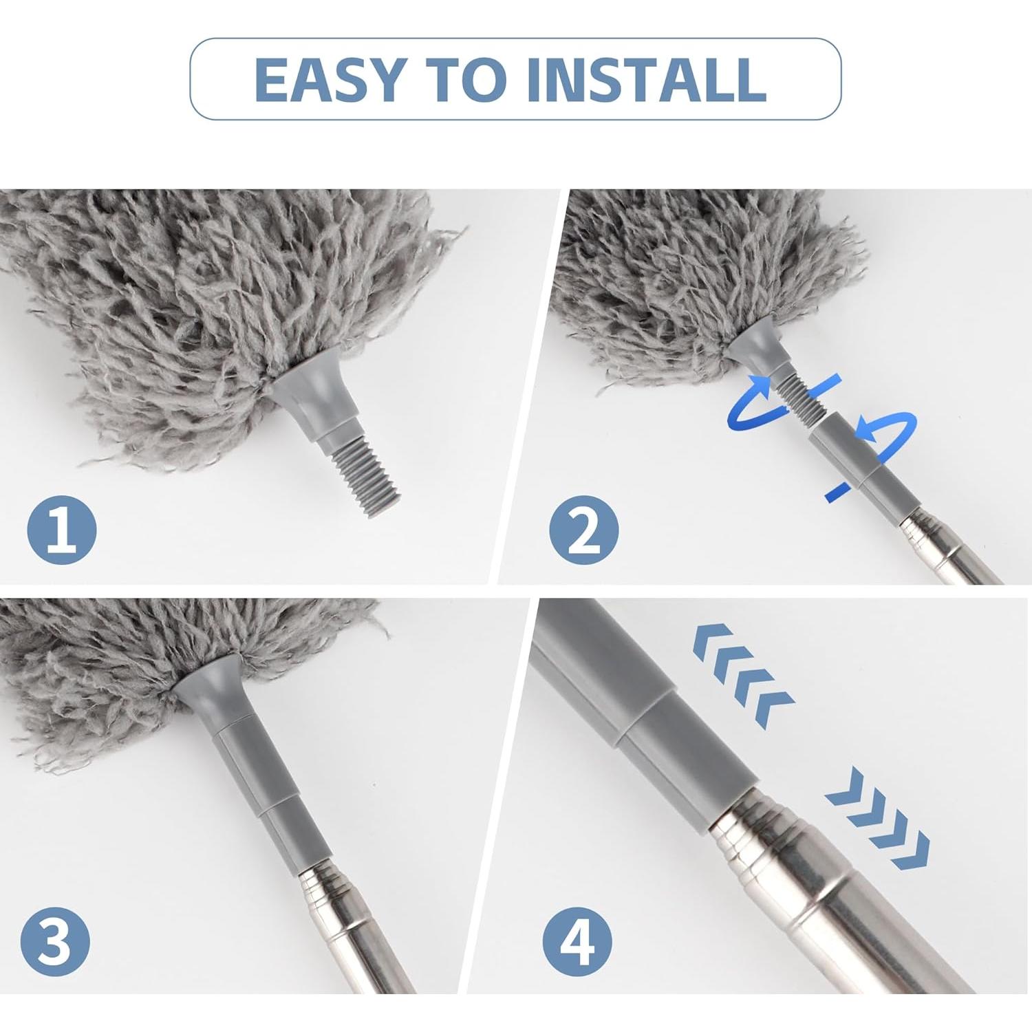 Kit de Plumones Telescópicos Supercenter 3 Piezas 254 cm