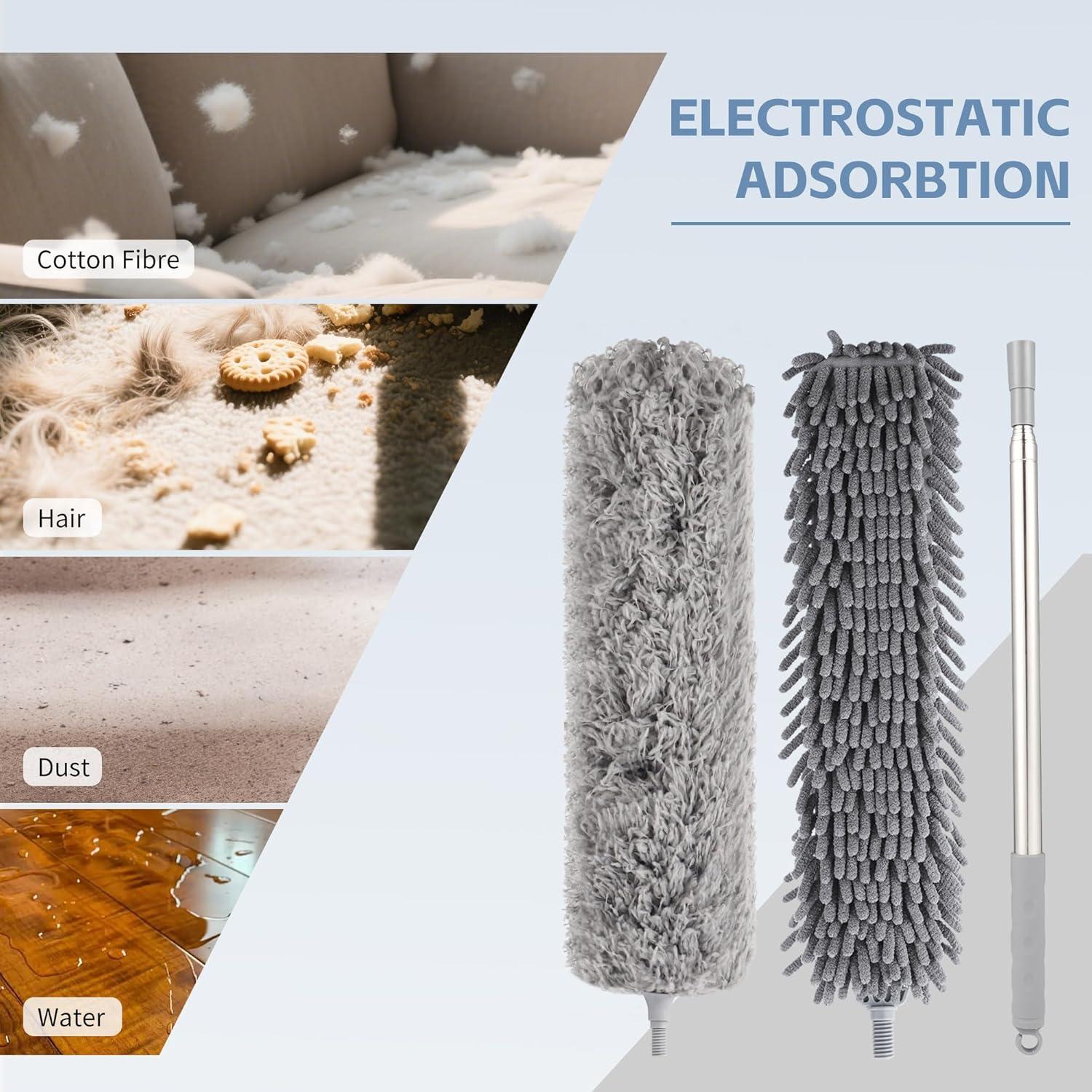 Kit de Plumones Telescópicos Supercenter 3 Piezas 254 cm