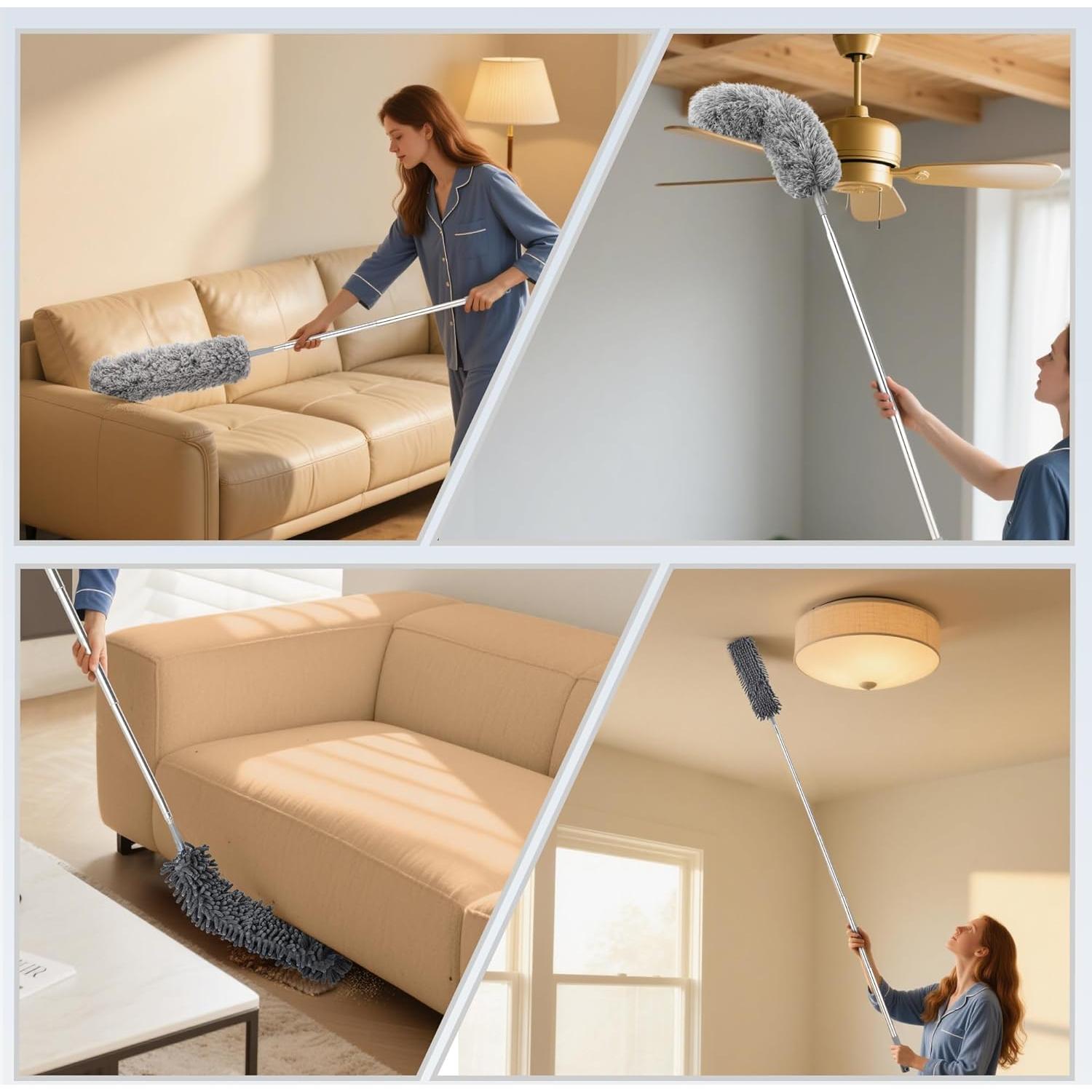 Kit de Plumones Telescópicos Supercenter 3 Piezas 254 cm