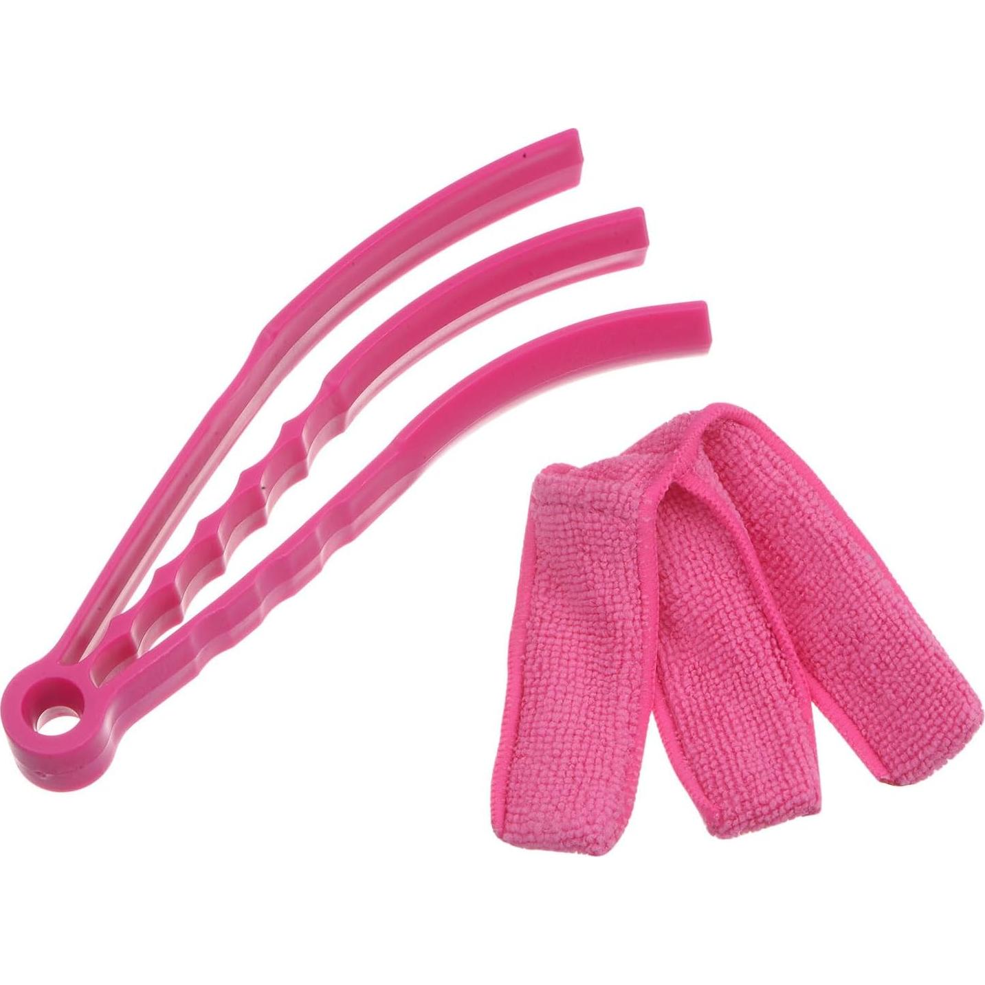 Limpiador de Persianas PATIKIL 4 Pcs Rosa 21cm Eficiente