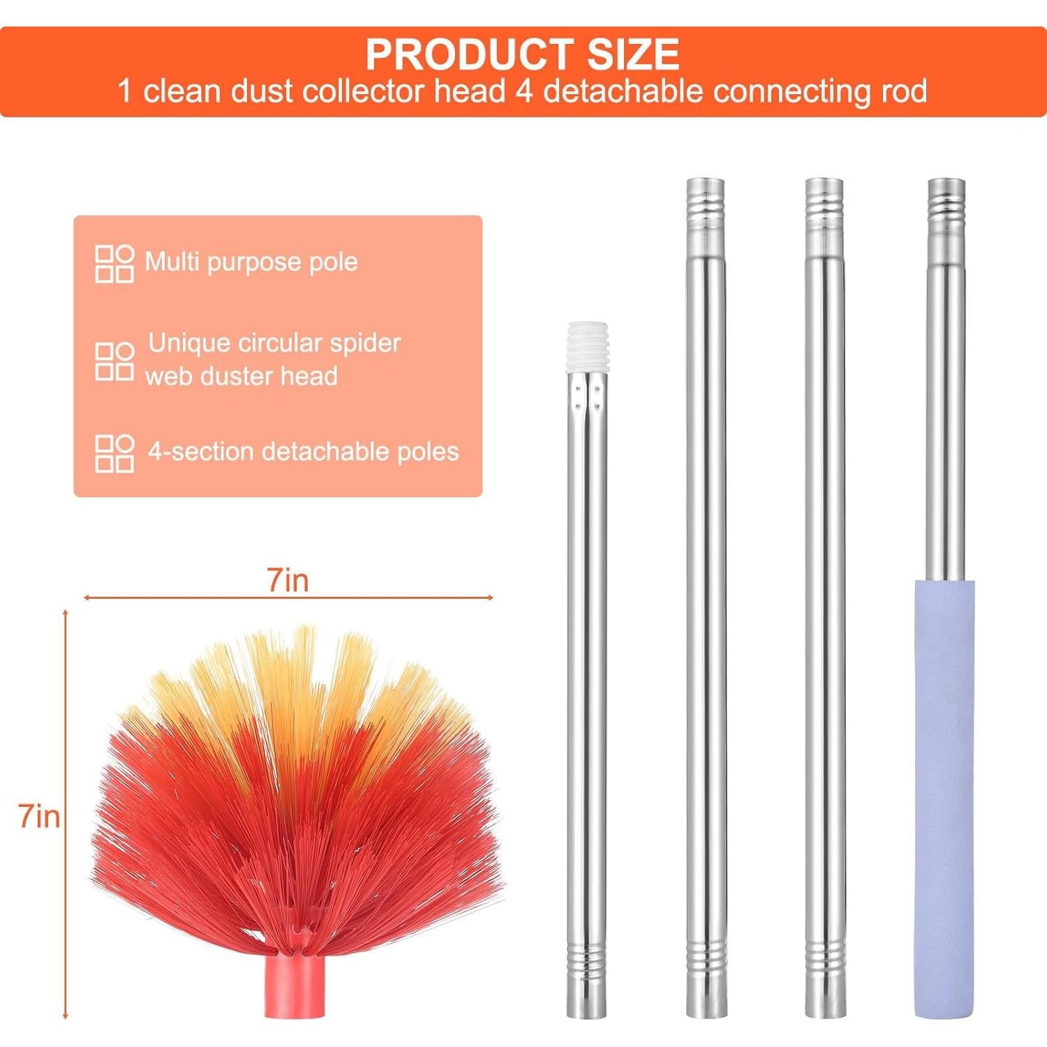 Duster Telarañas TOXYMHO Ajustable 149.86 cm Lavable