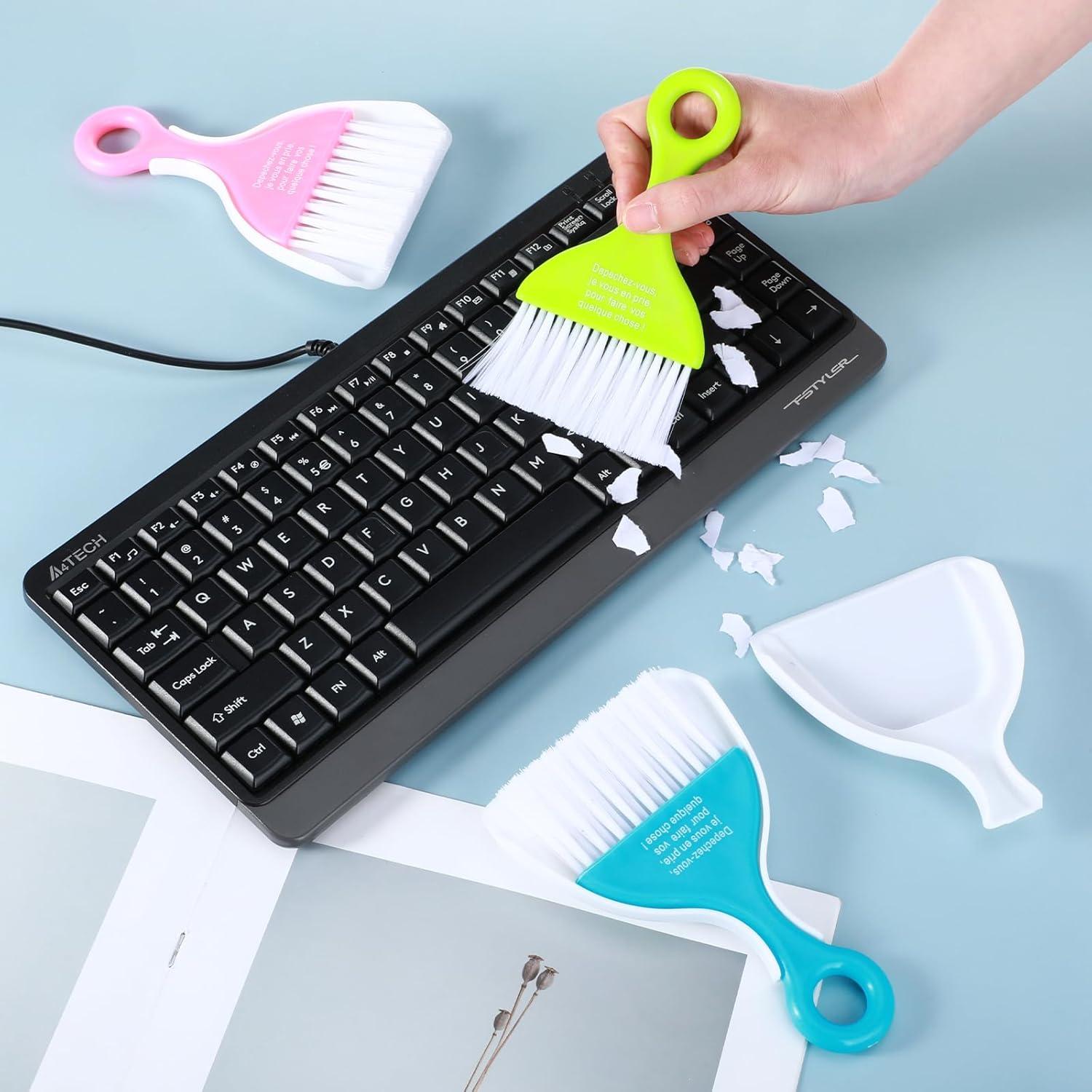 Juego de Mini Recogedor y Escoba Sibba 3 Piezas - Colores Vibrantes