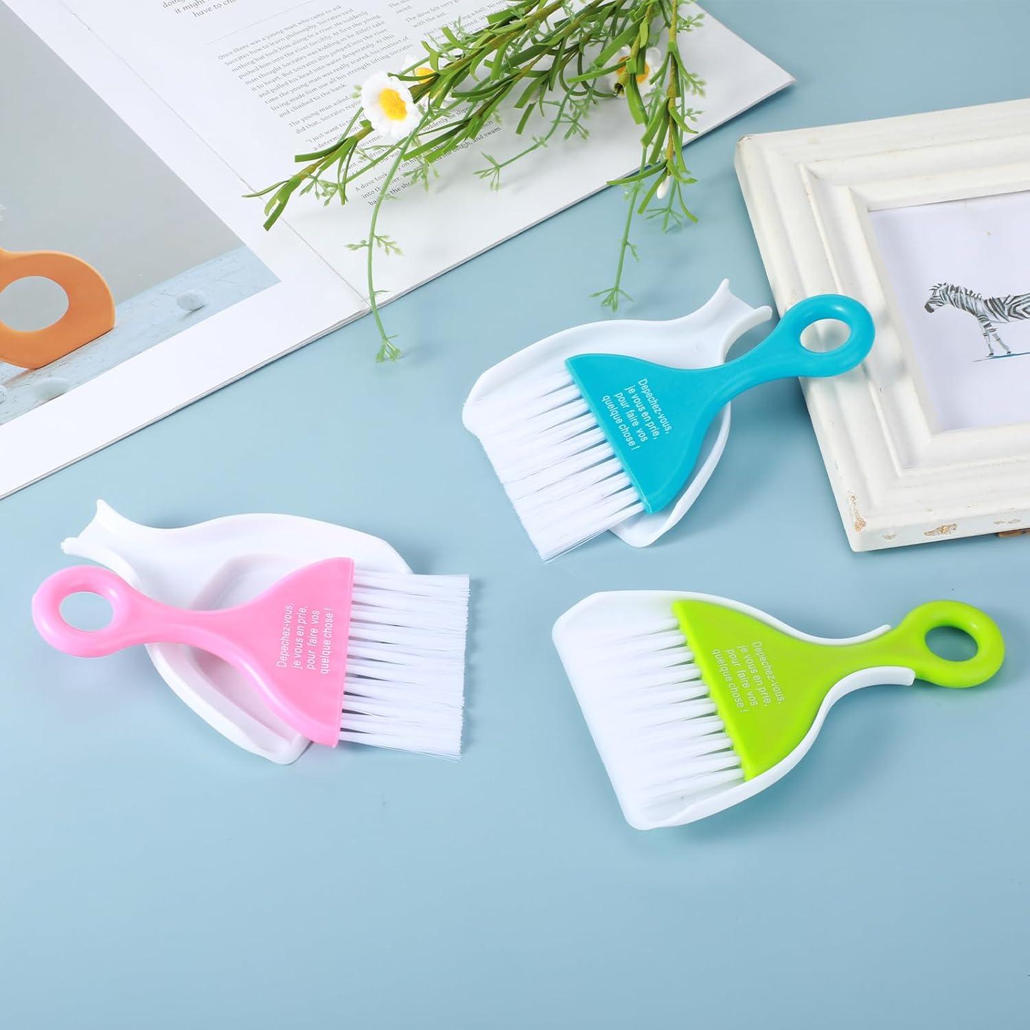 Juego de Mini Recogedor y Escoba Sibba 3 Piezas - Colores Vibrantes