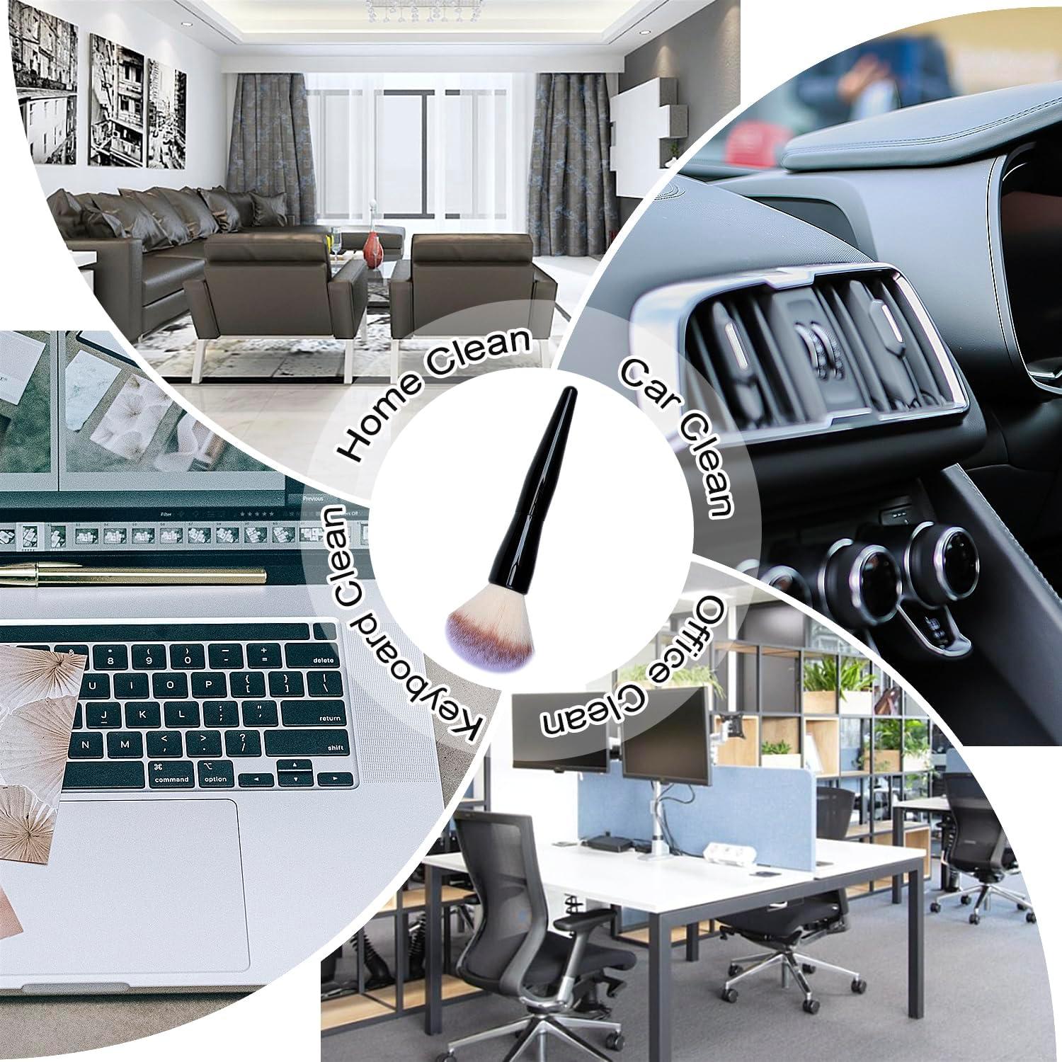 Cepillo de Plumas de Microfibra HDongany para Polvo - Compacto y Ecológico