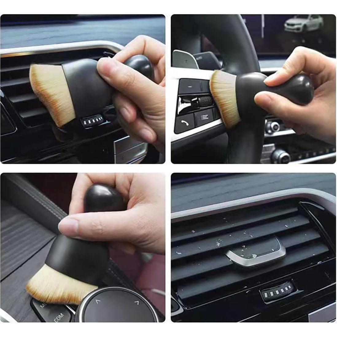 Cepillo de Detalle Suave JIANFA 3PCS para Coche y Hogar