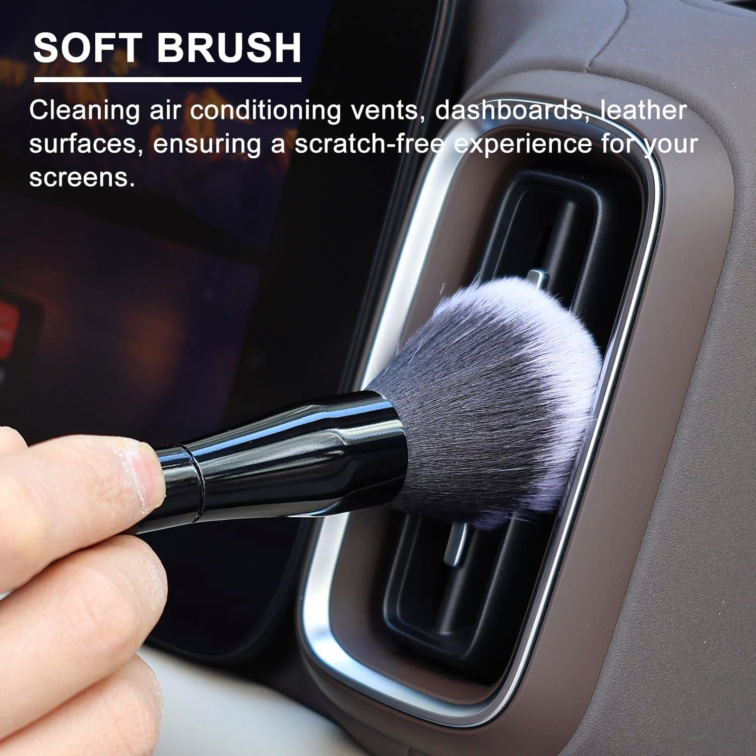 Cepillo de Microfibra para Polvo QINGHAHU - Compacto y Ecológico