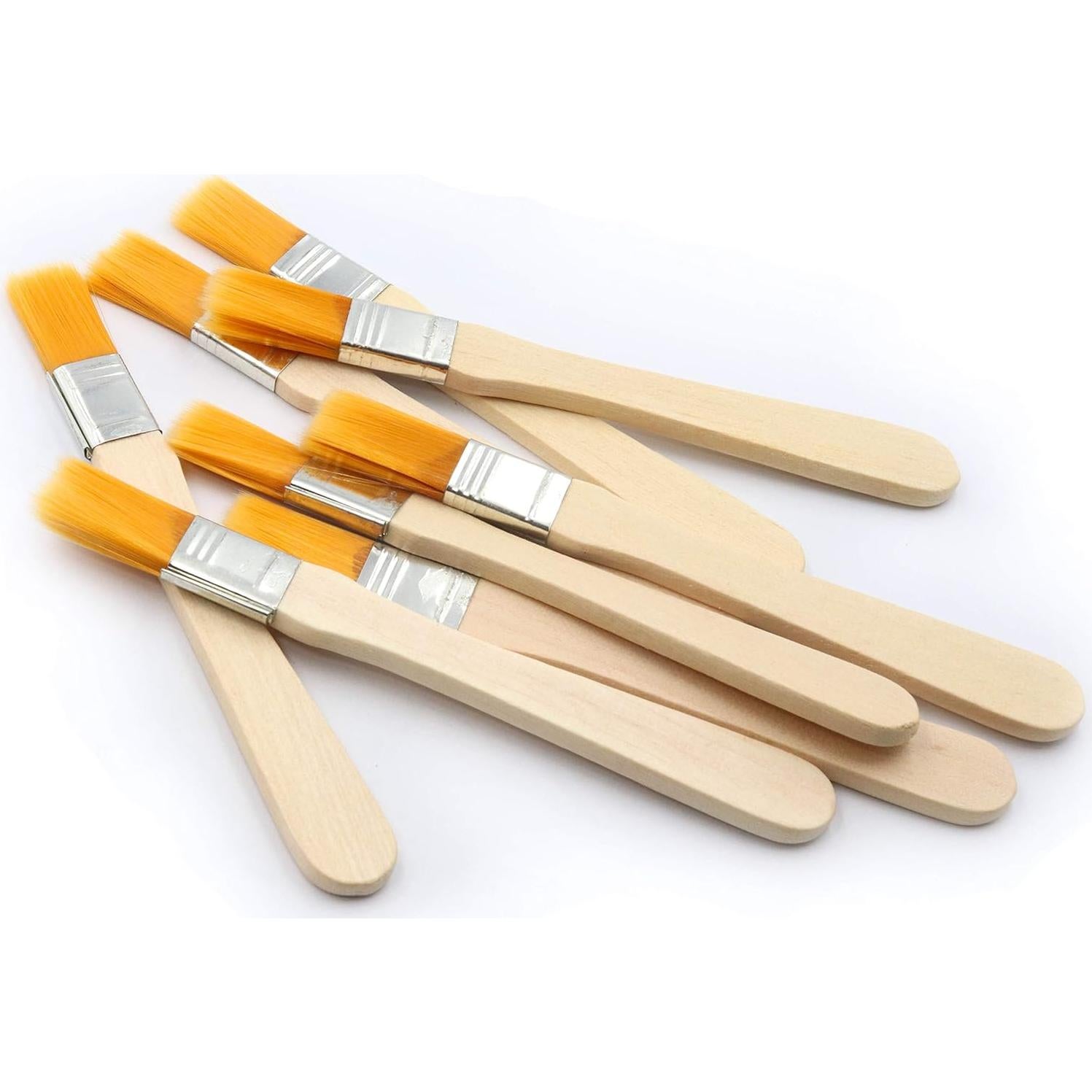 LBY Cepillo de Limpieza 10pcs 135mm Cerdas Naturales Madera