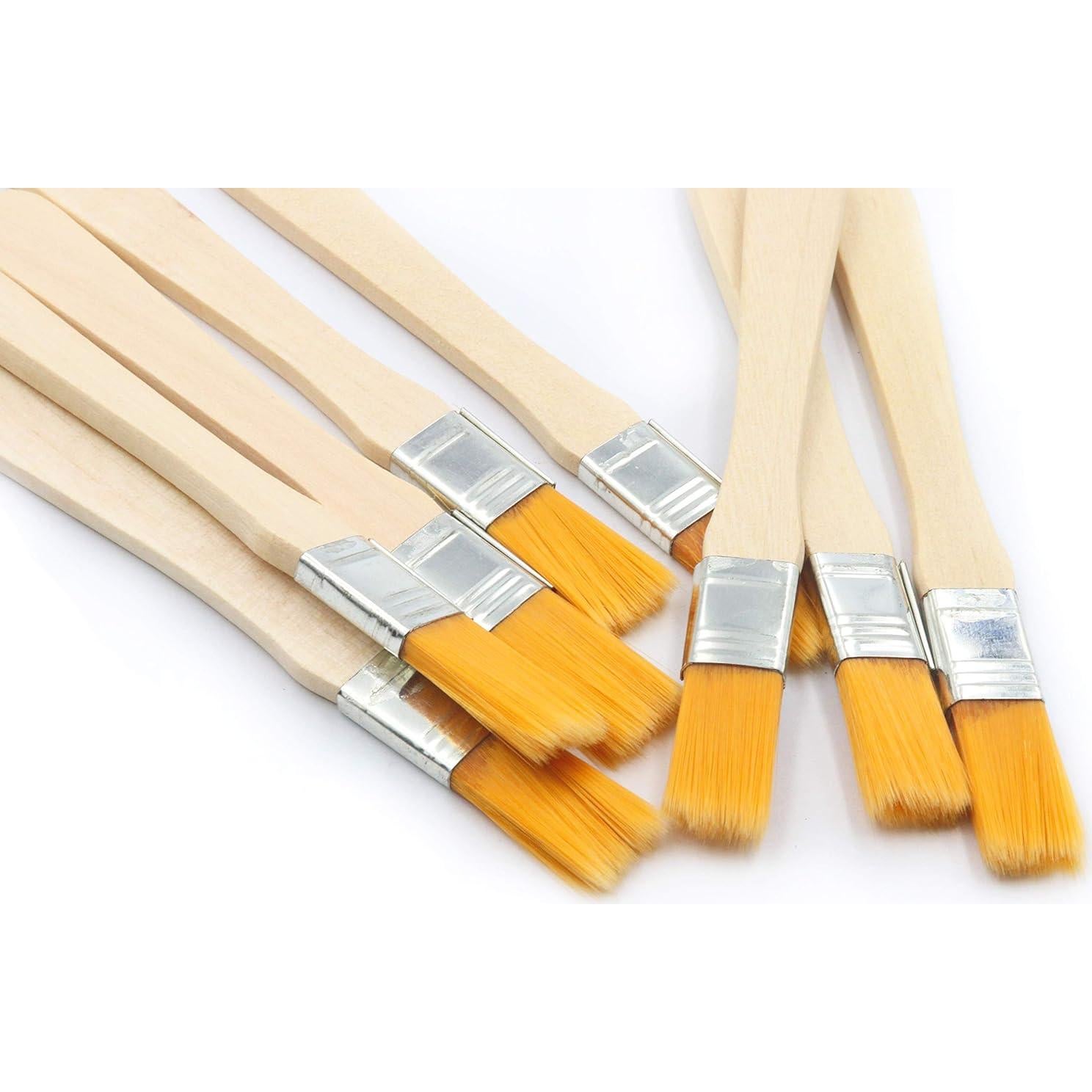 LBY Cepillo de Limpieza 10pcs 135mm Cerdas Naturales Madera