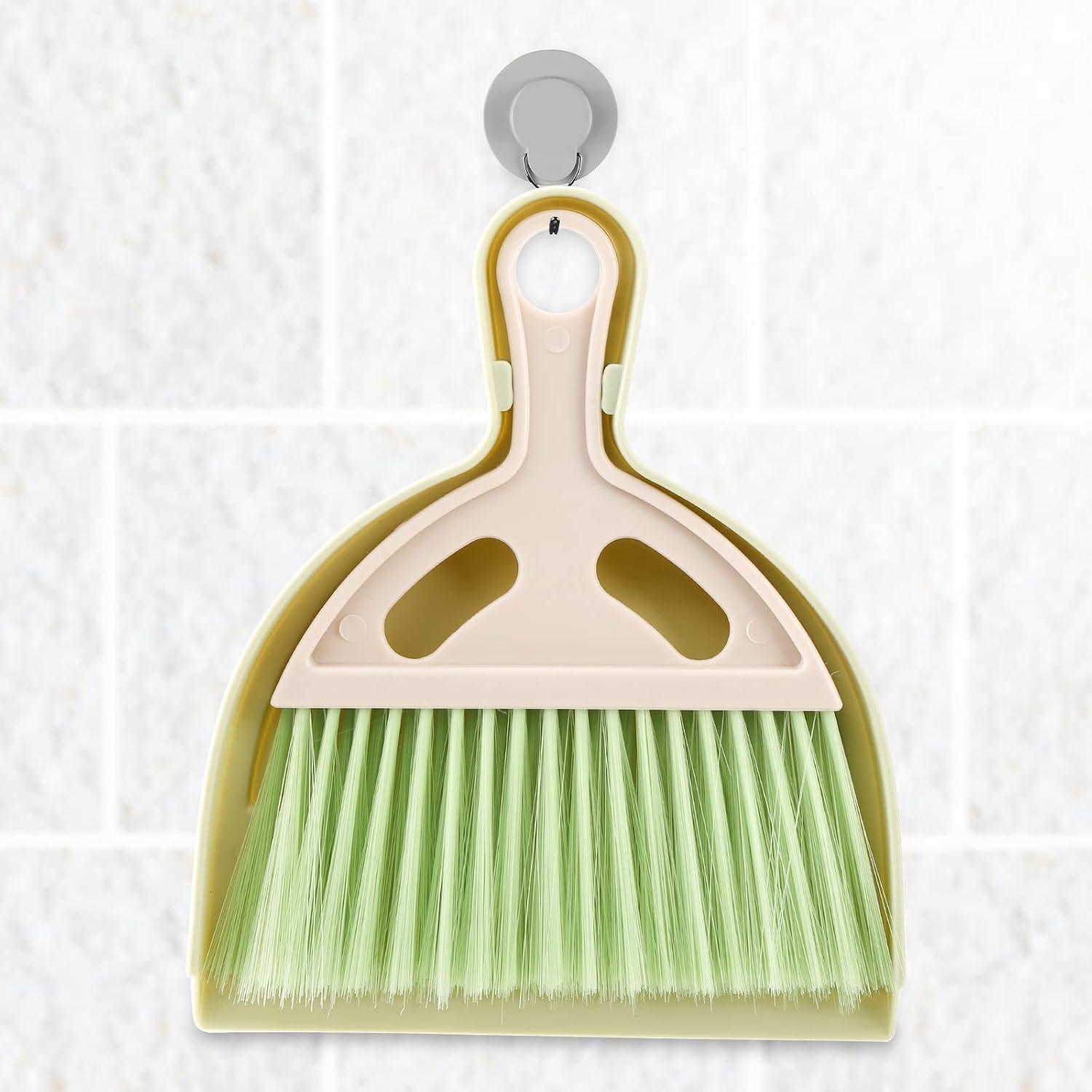 Juego de Recogedor y Cepillo Mini SOUJOY - 6 Paquetes, Compacto