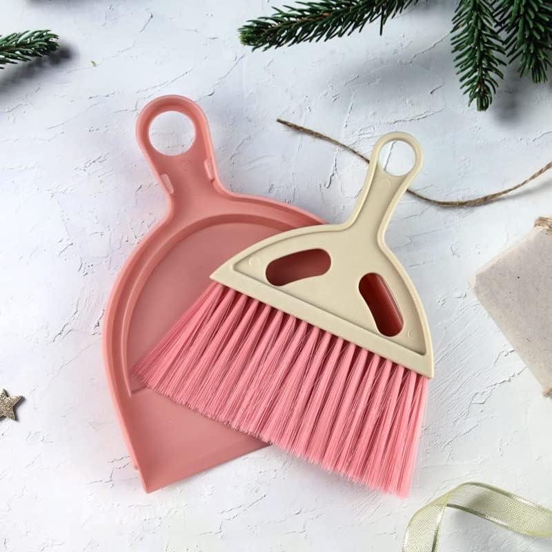 Juego de Recogedor y Cepillo Mini SOUJOY - 6 Paquetes, Compacto