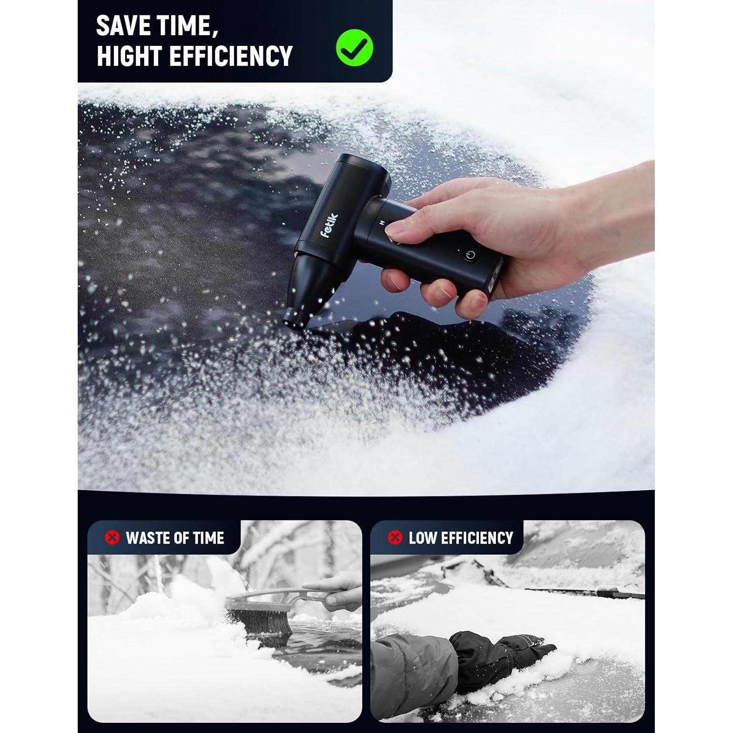 Soplador de Aire Comprimido Fetik AD0001, 3 Velocidades, 388g