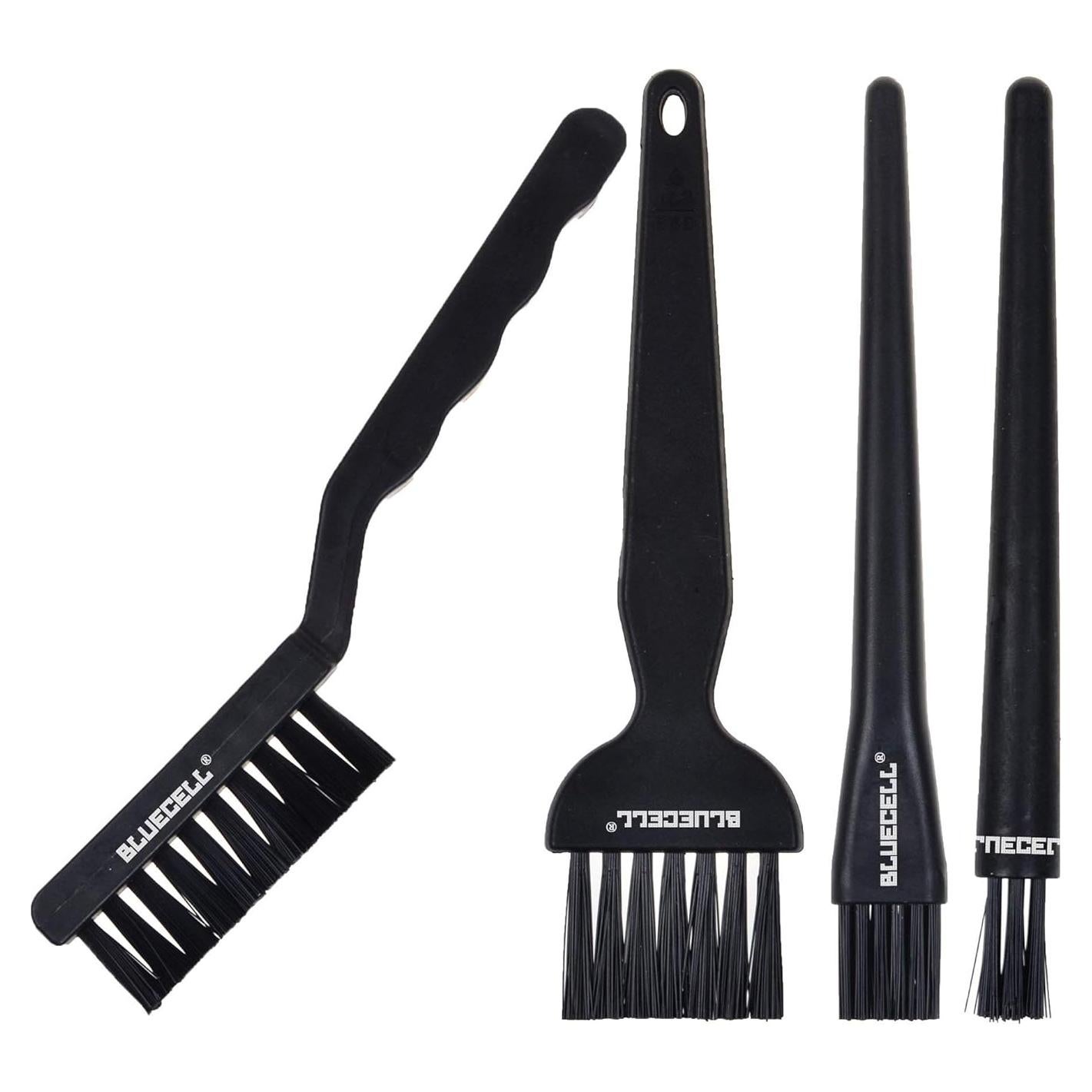 Set de 4 Cepillos Anti-Estáticos de Nylon para Limpieza