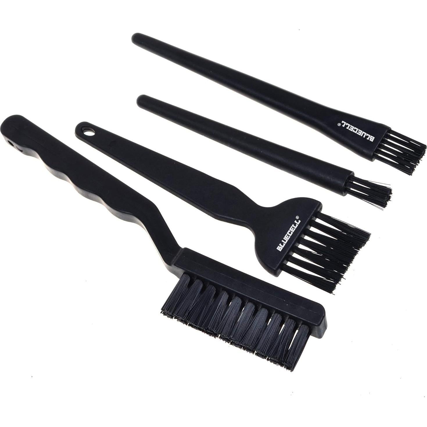 Set de 4 Cepillos Anti-Estáticos de Nylon para Limpieza
