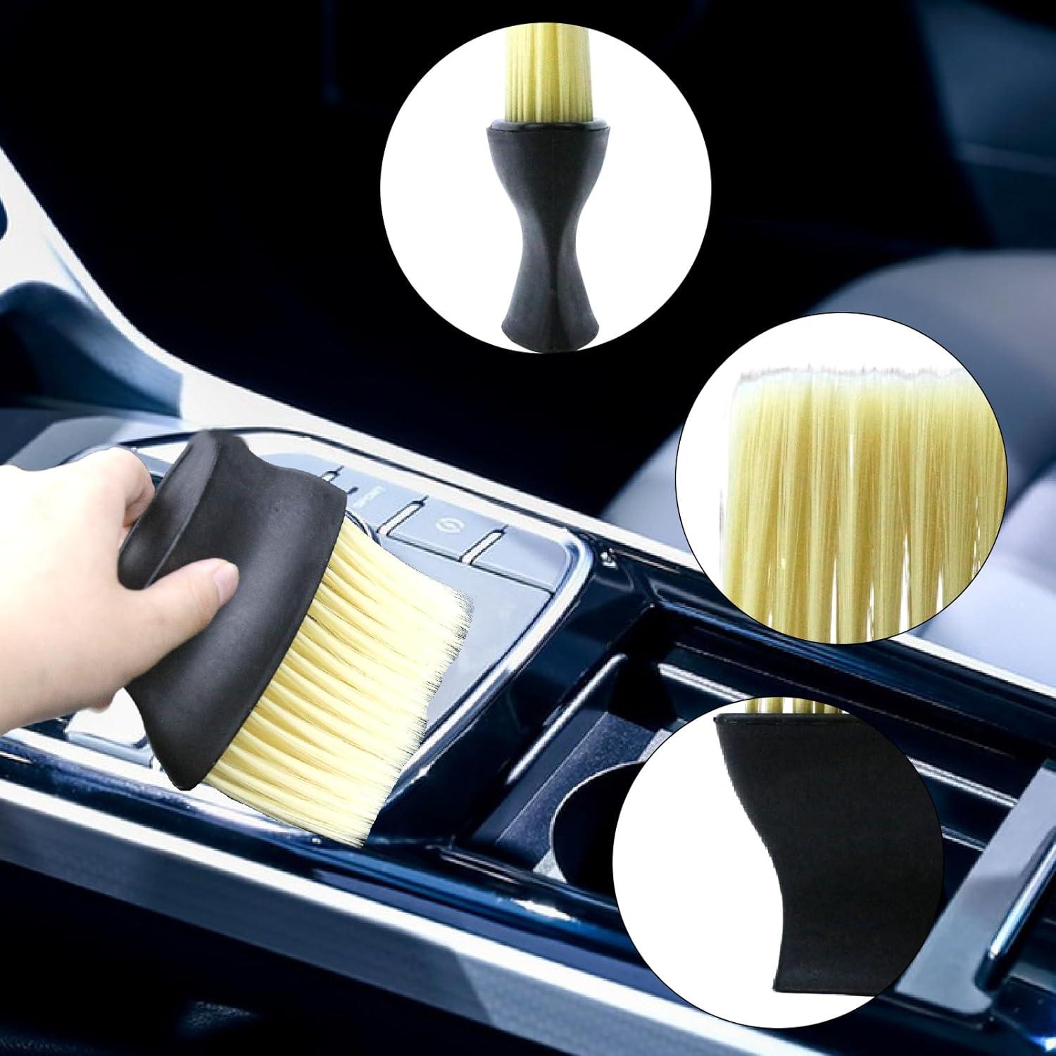 Juego de 4 Cepillos de Limpieza para Interior de Auto Naturahand