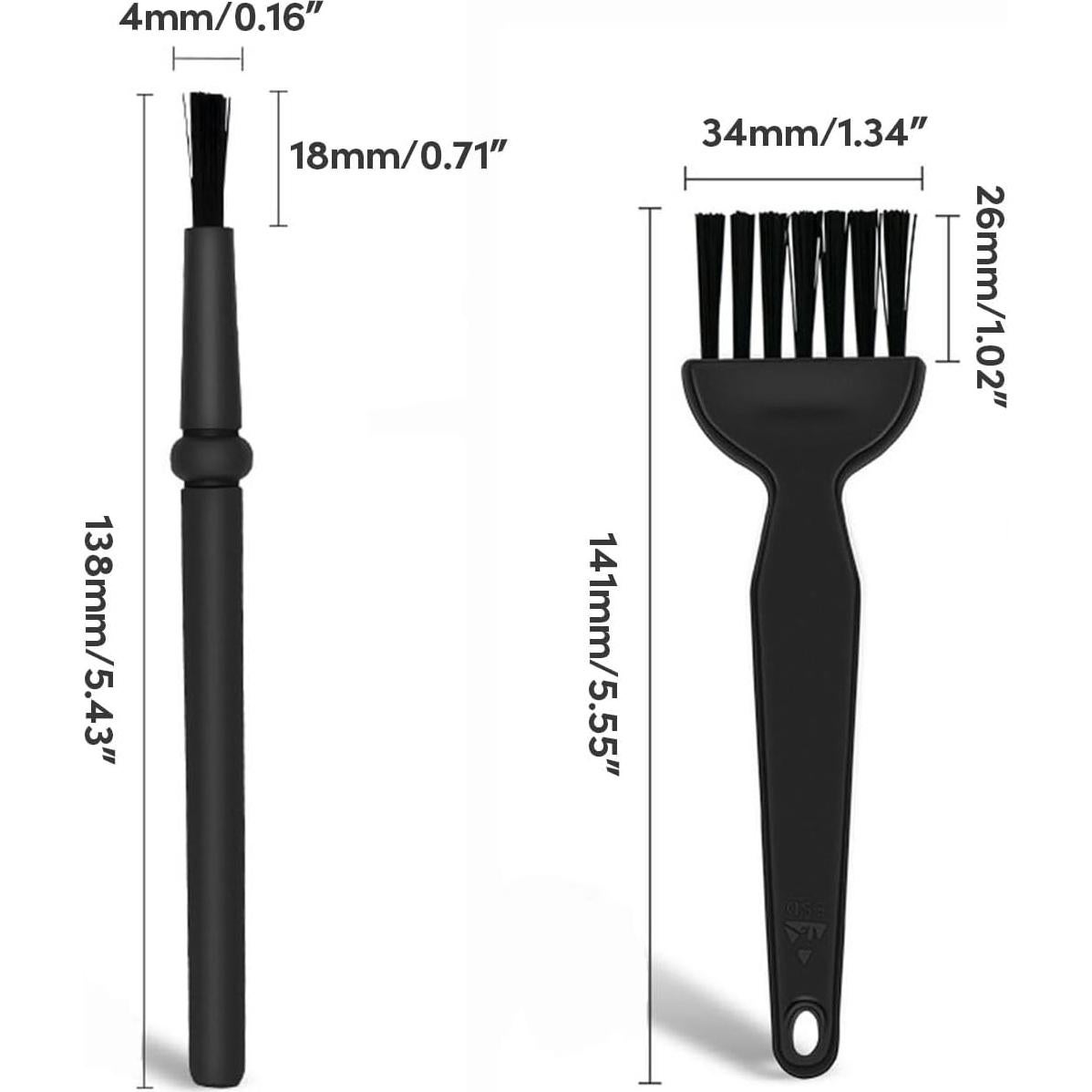 Juego de 2 Cepillos Antiestáticos Saddgo para Limpieza Electrónica