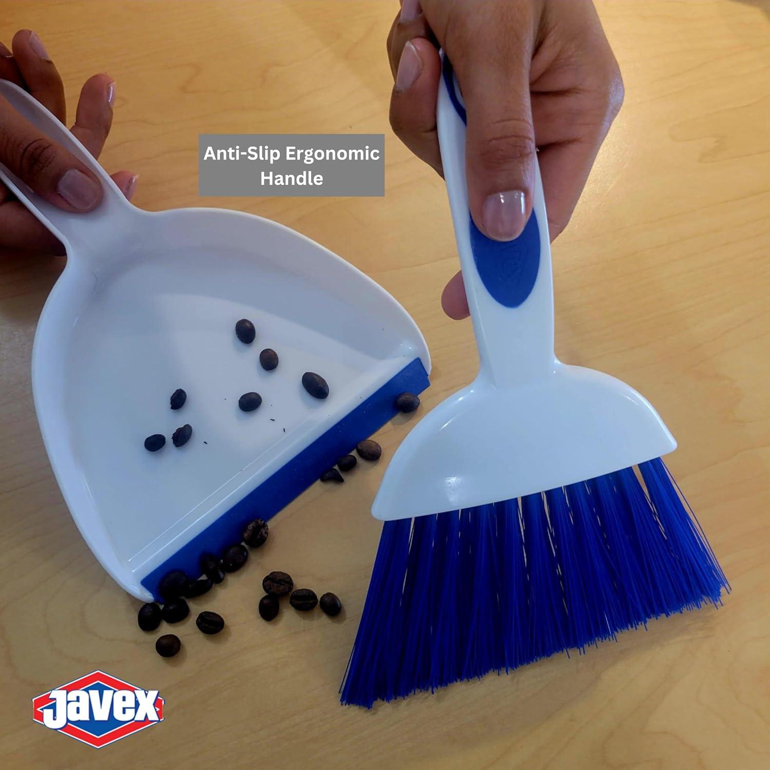 Juego de Mini Recogedor y Cepillo Javex, Compacto y Ergonómico