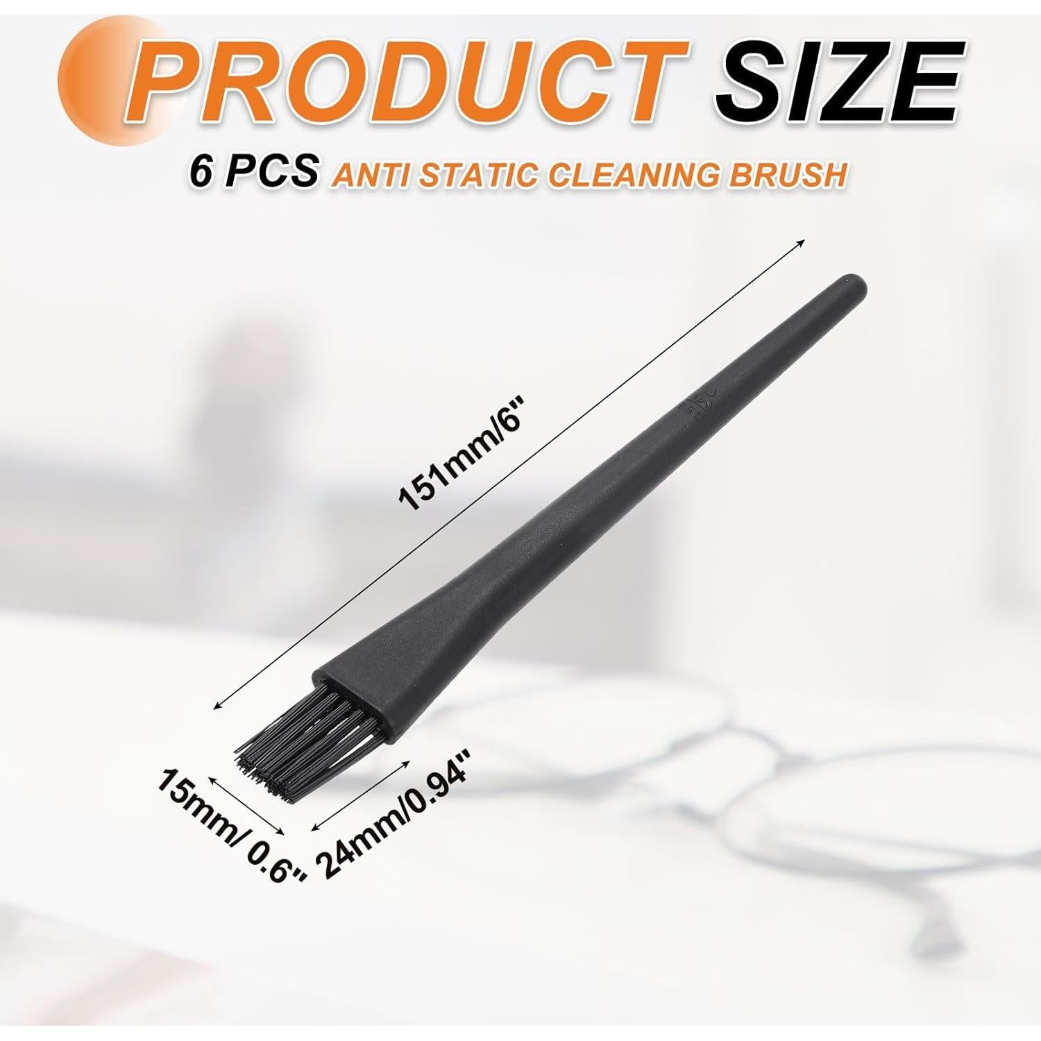 Cepillo Antiestático MECCANIXITY 6 Piezas 151mm para Electrónica