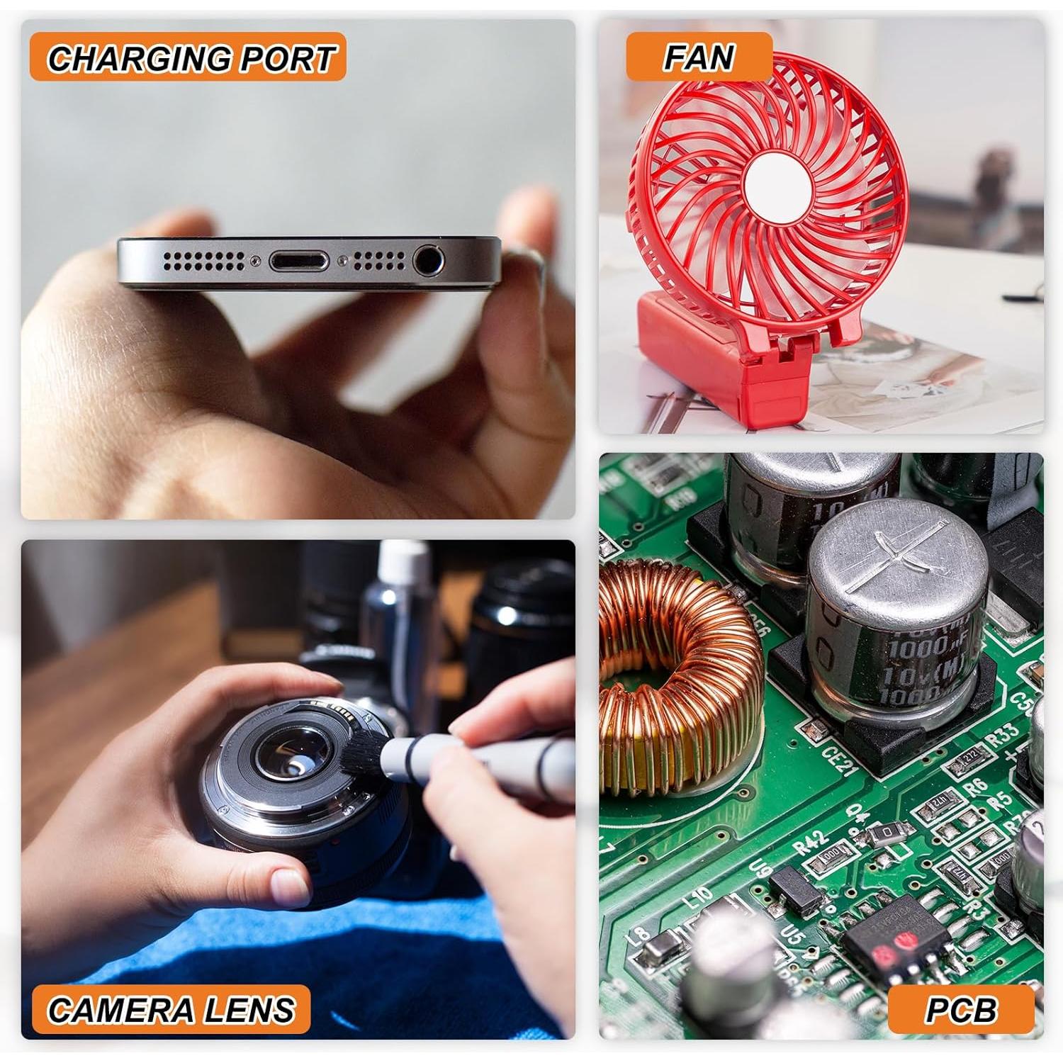 Cepillo Antiestático MECCANIXITY 6 Piezas 151mm para Electrónica