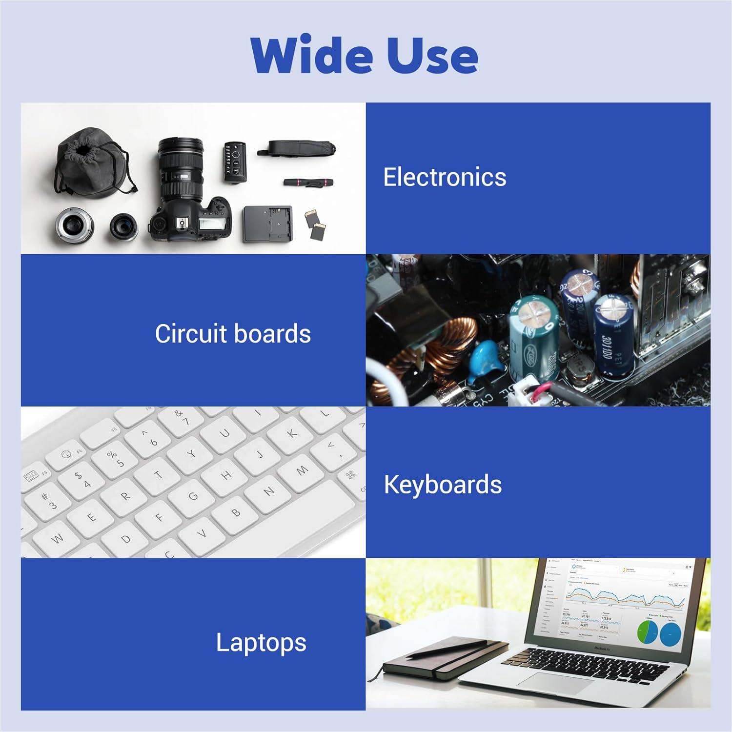 Kit de limpieza de teclado 8 en 1 Bremorou con cepillos de nylon