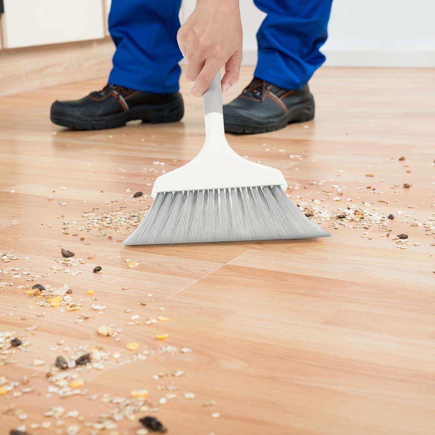 4 Sets Mini Escoba y Recogedor Zopeal para Limpieza Hogar