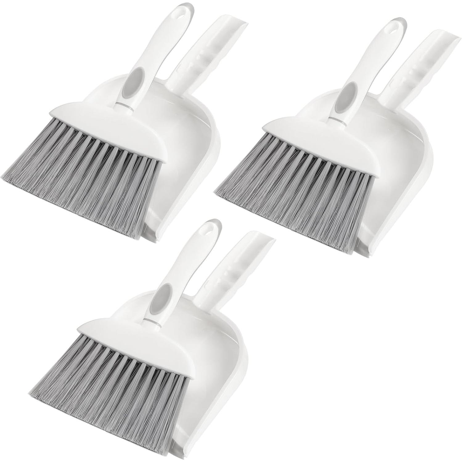 Juego de Mini Escoba y Recogedor Frcctre 3 Piezas Gris