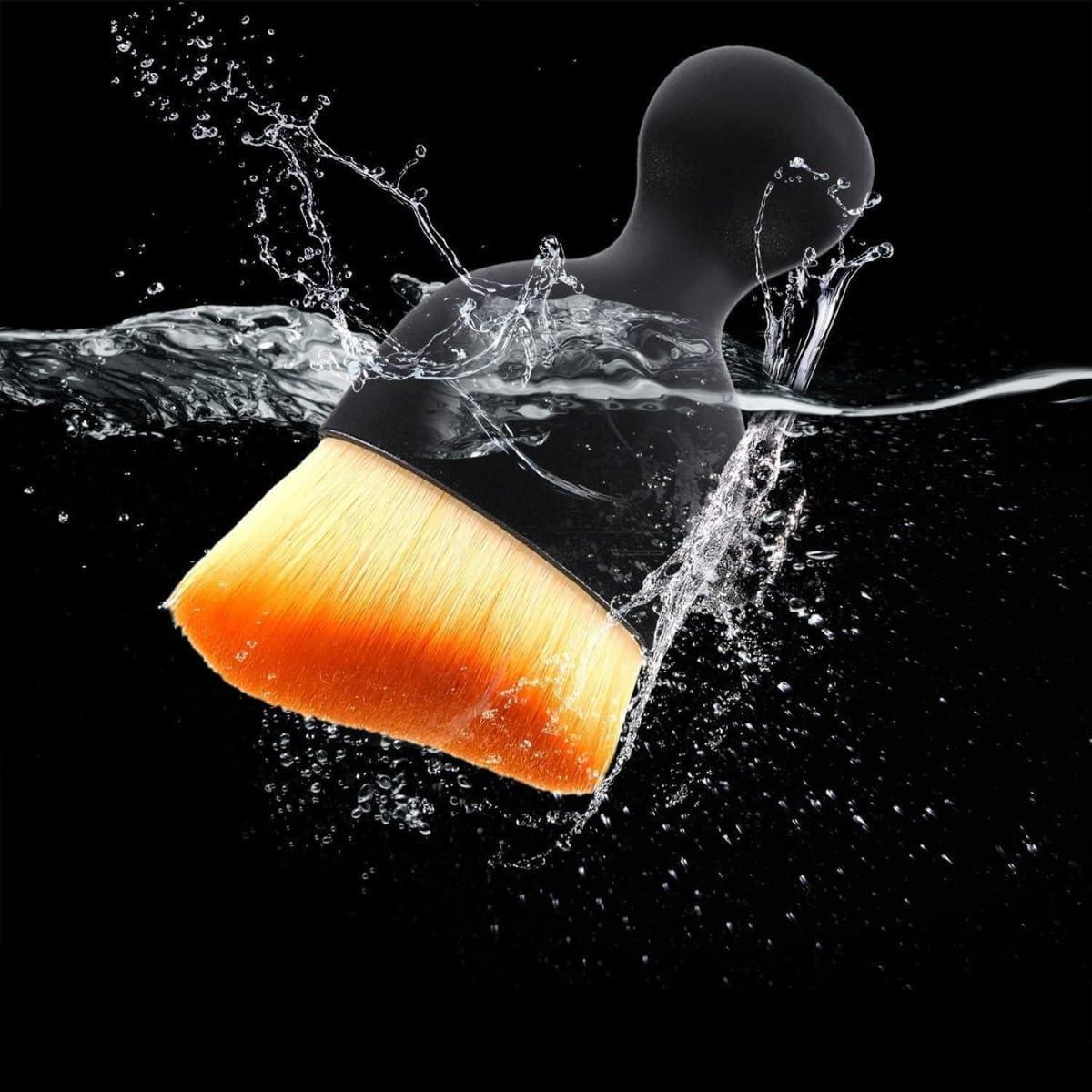 Juego de 3 Cepillos de Limpieza Interior de Coche Genérico