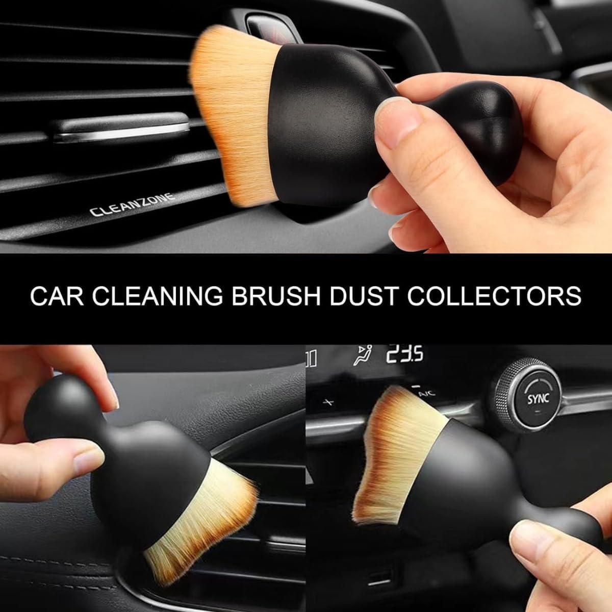 Juego de 3 Cepillos de Limpieza Interior de Coche Genérico