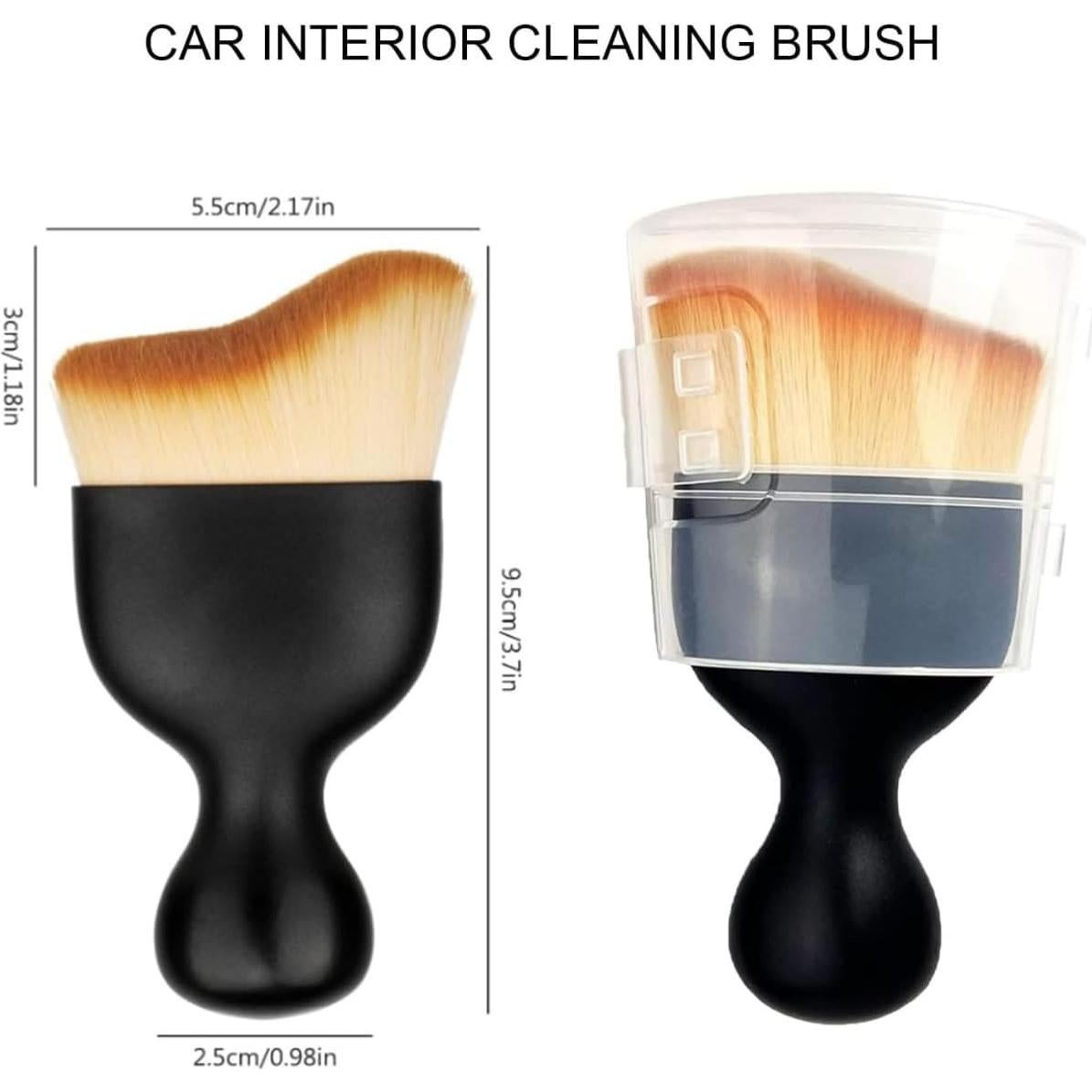 Juego de 3 Cepillos de Limpieza Interior de Coche Genérico