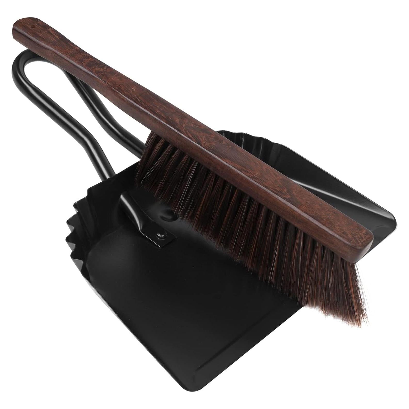 Juego de Recogedor y Cepillo Yangbaga - Metal y Madera 30x36.5 cm