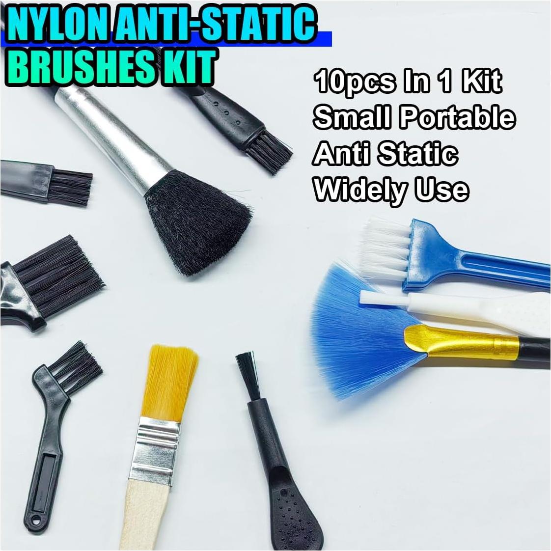 Kit de Cepillos de Limpieza ZIMISI para Automóviles 10 Piezas